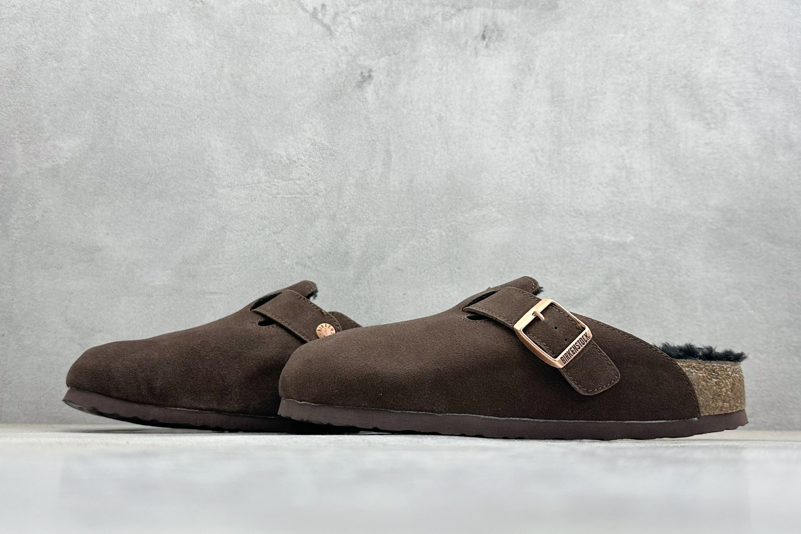 TG版Birkenstock Lond博肯 半包加绒拖鞋 1050529