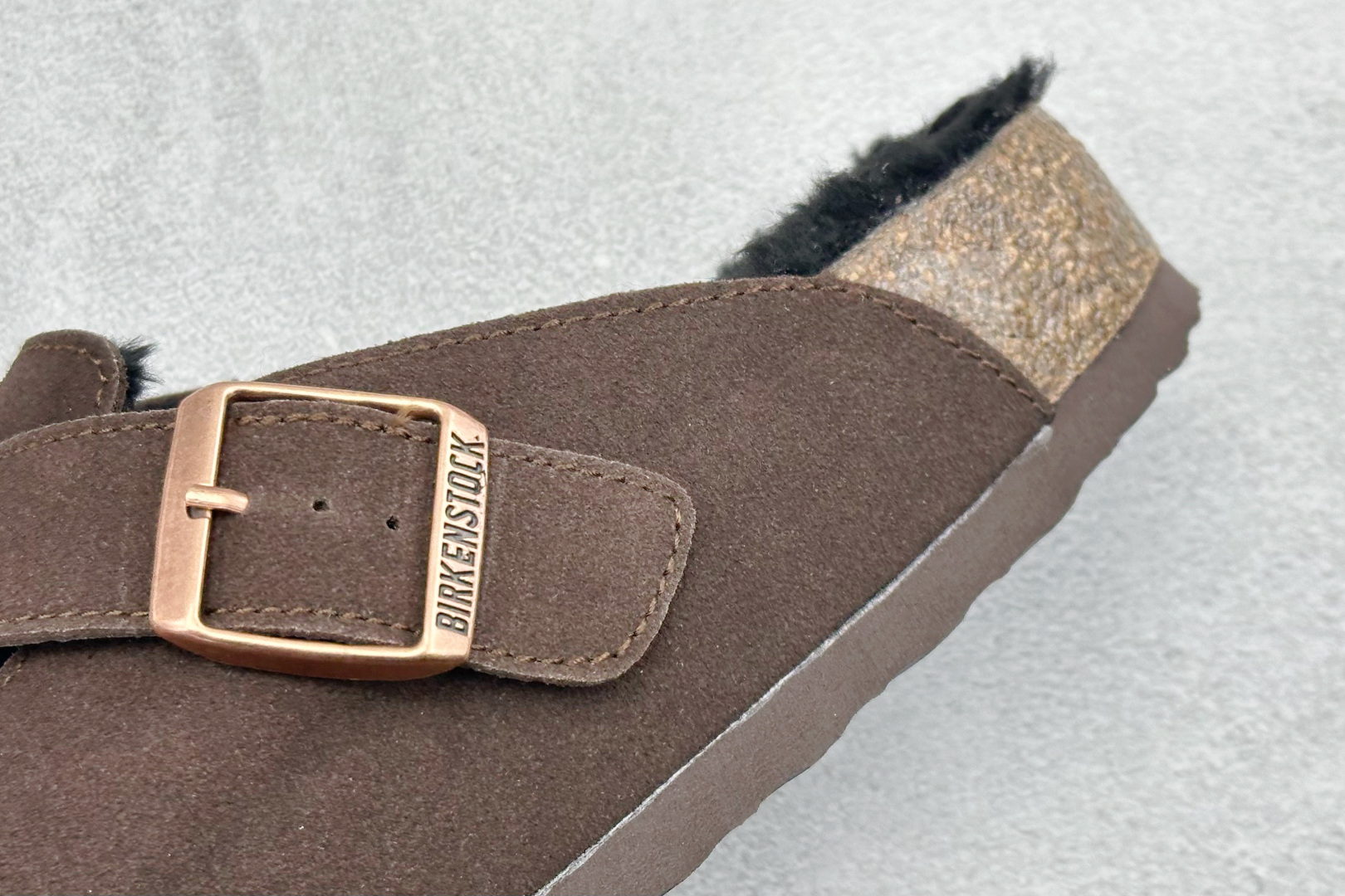 TG版Birkenstock Lond博肯 半包加绒拖鞋 1050529