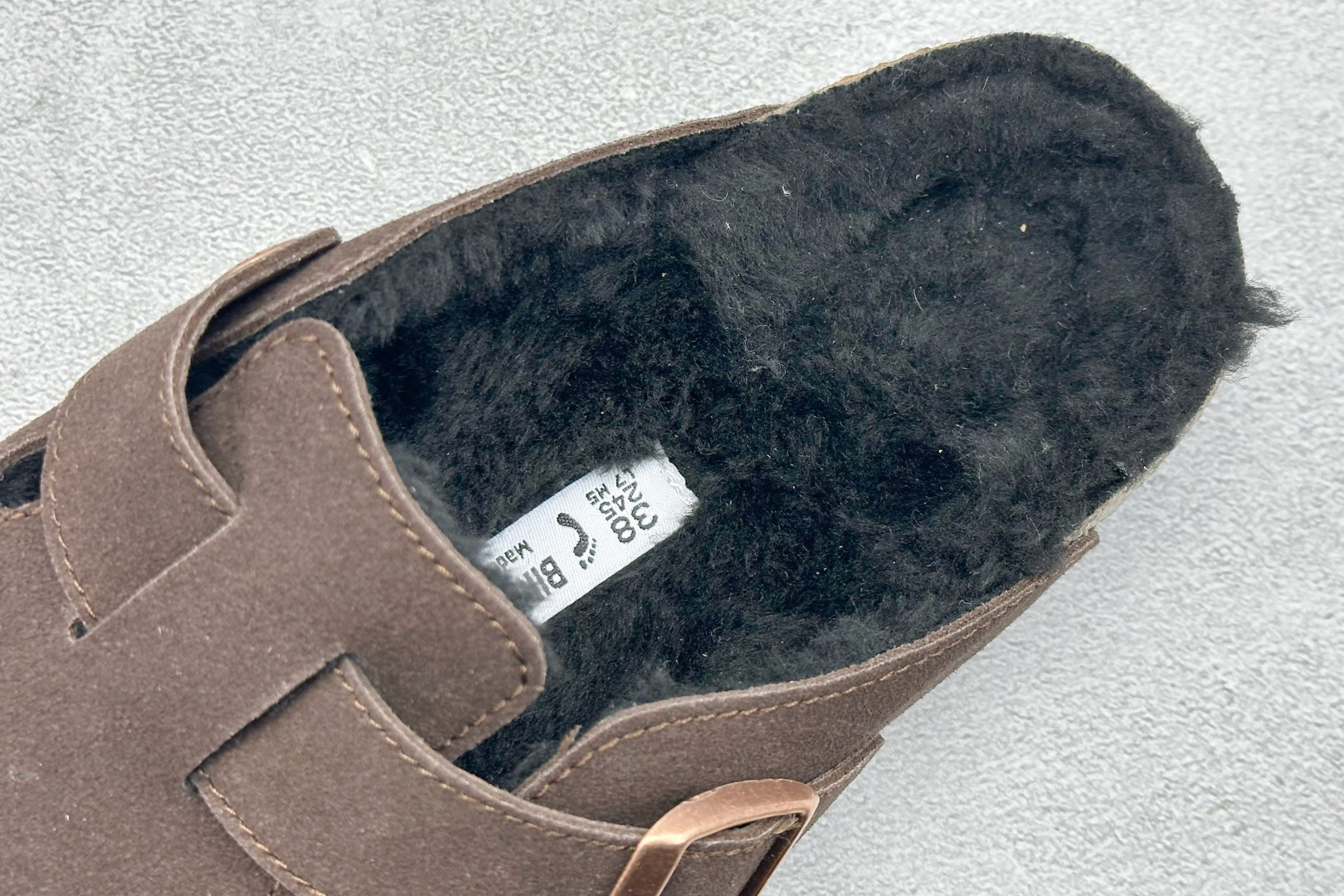 TG版Birkenstock Lond博肯 半包加绒拖鞋 1050529