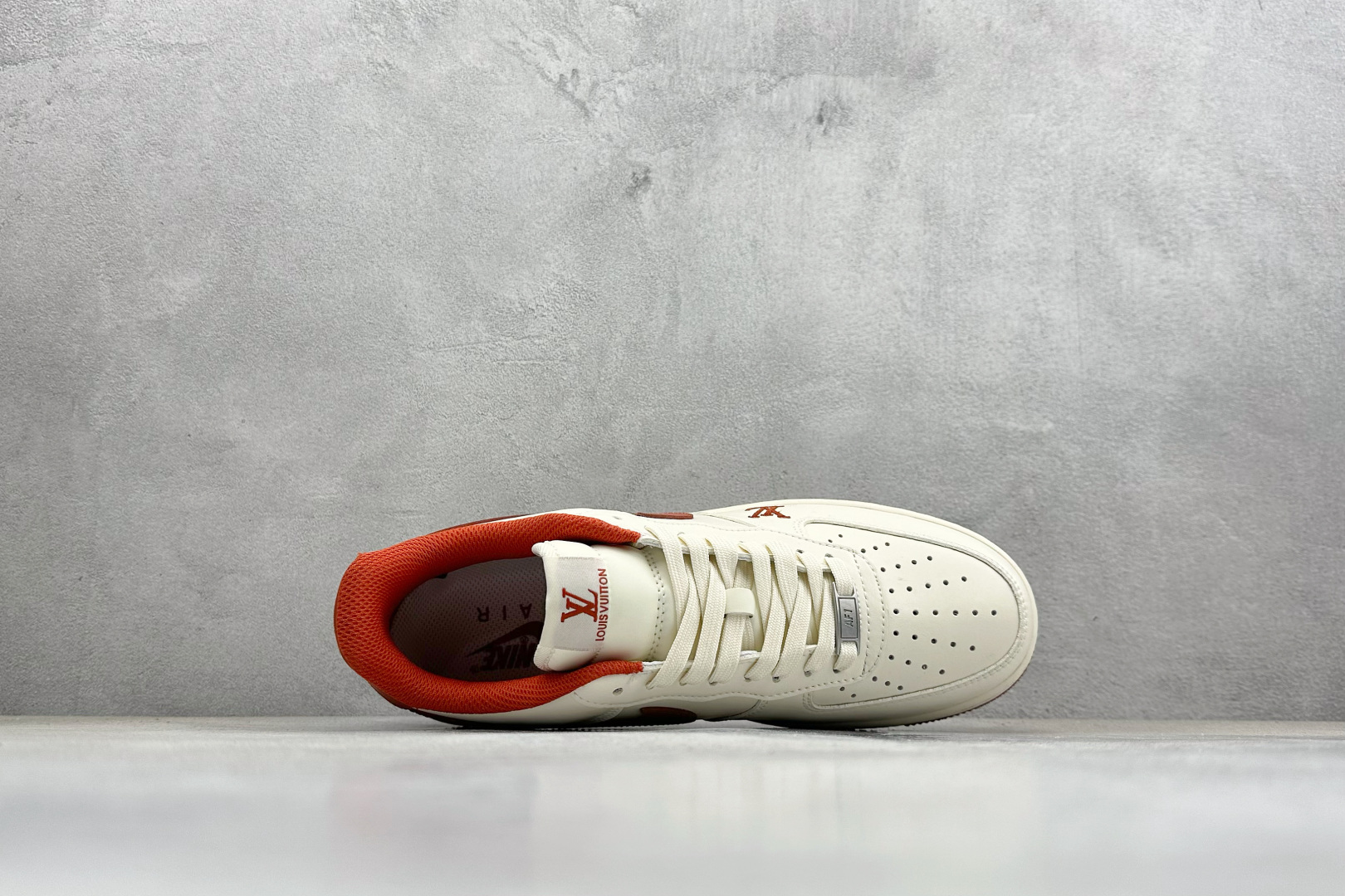 SC版NIke Air Force 1 '07 Low “LV联名--枫红雅白” 空军一号低帮 运动鞋 NH0601-588