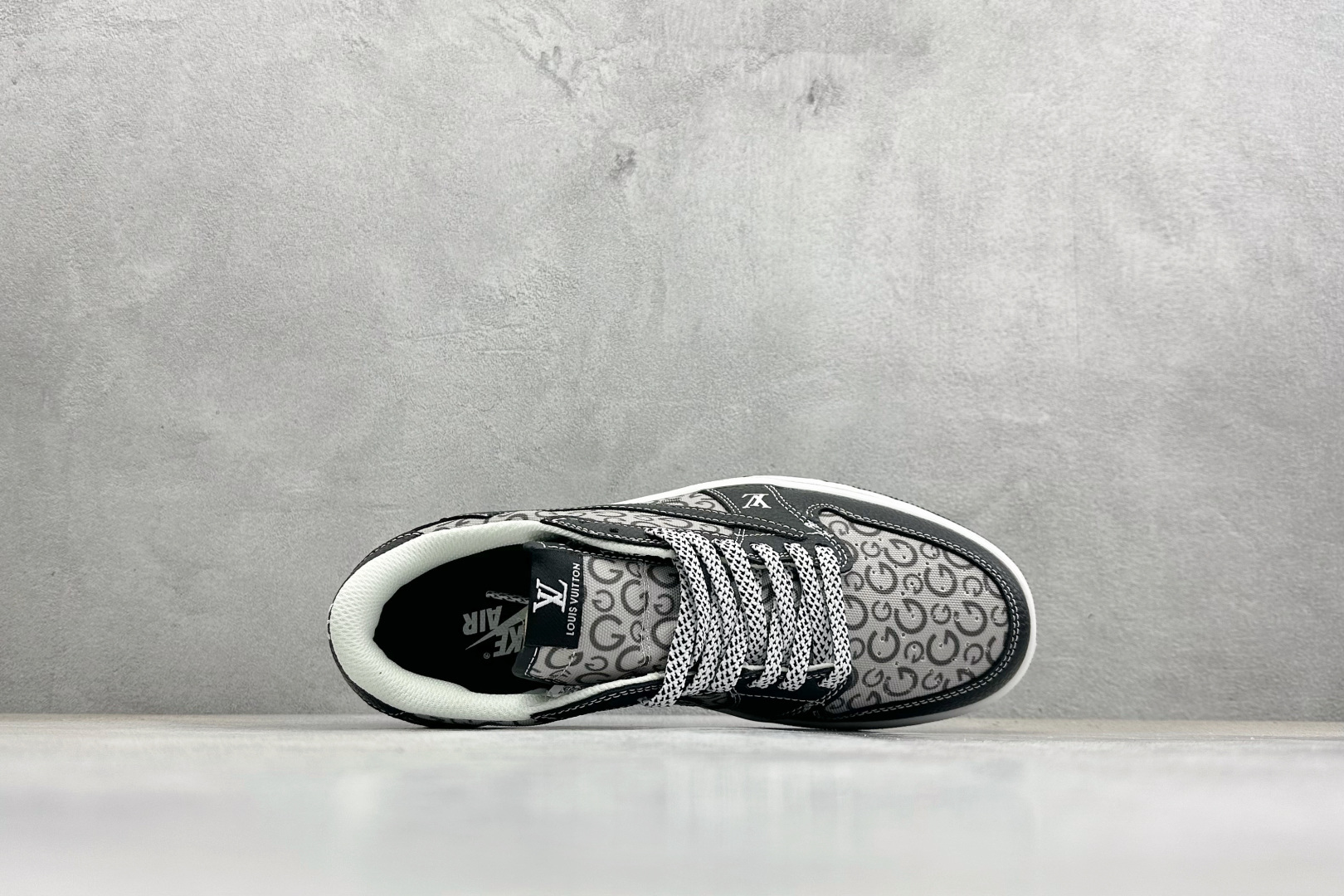 XC版Travis Scott x Fragment Design x Jordan Air Jordan 1 Low SP “LV联名——黑荔纹” DZ5899-041