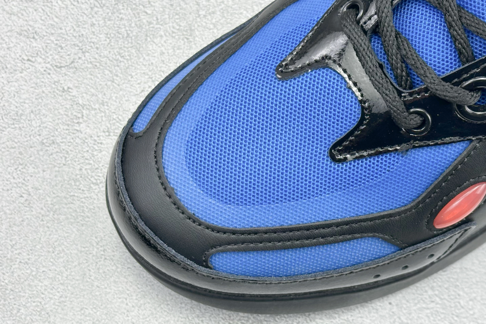 RAF SIMONS Cylon-21 织物皮革 圆头系带 低帮 生活休闲鞋 HR740010L