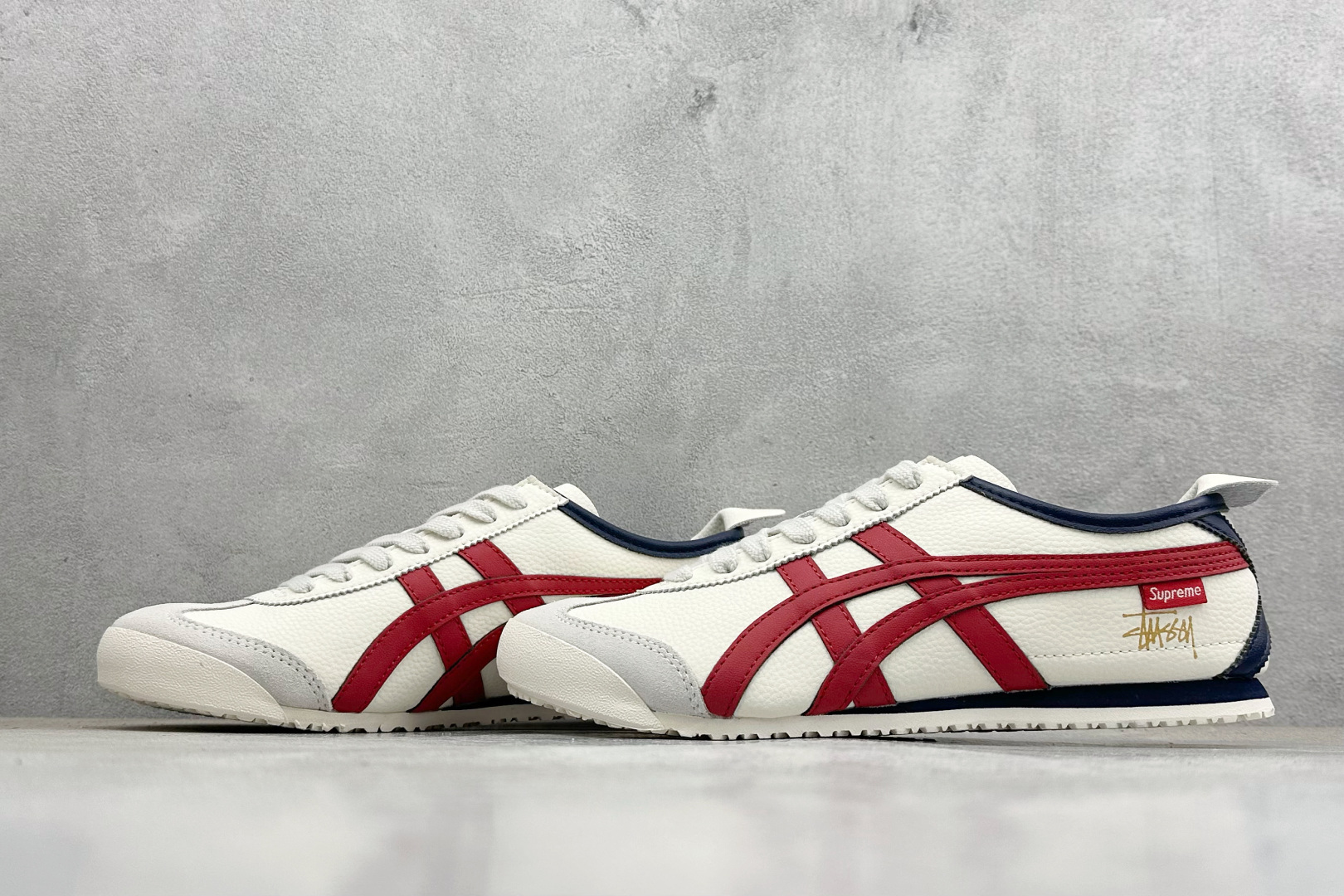 Onitsuka Tiger鬼塚虎 MEXICO 66 ‘DIY’定制球鞋系列 防滑耐磨透气轻便 低帮休闲鞋 DL408-146