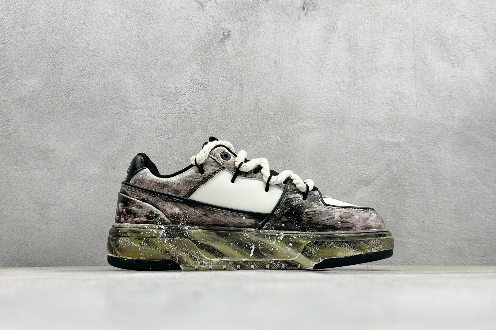 MLB NY 印花网红学长鞋绑带 定制涂鸦恶作剧 3ASXCA12N