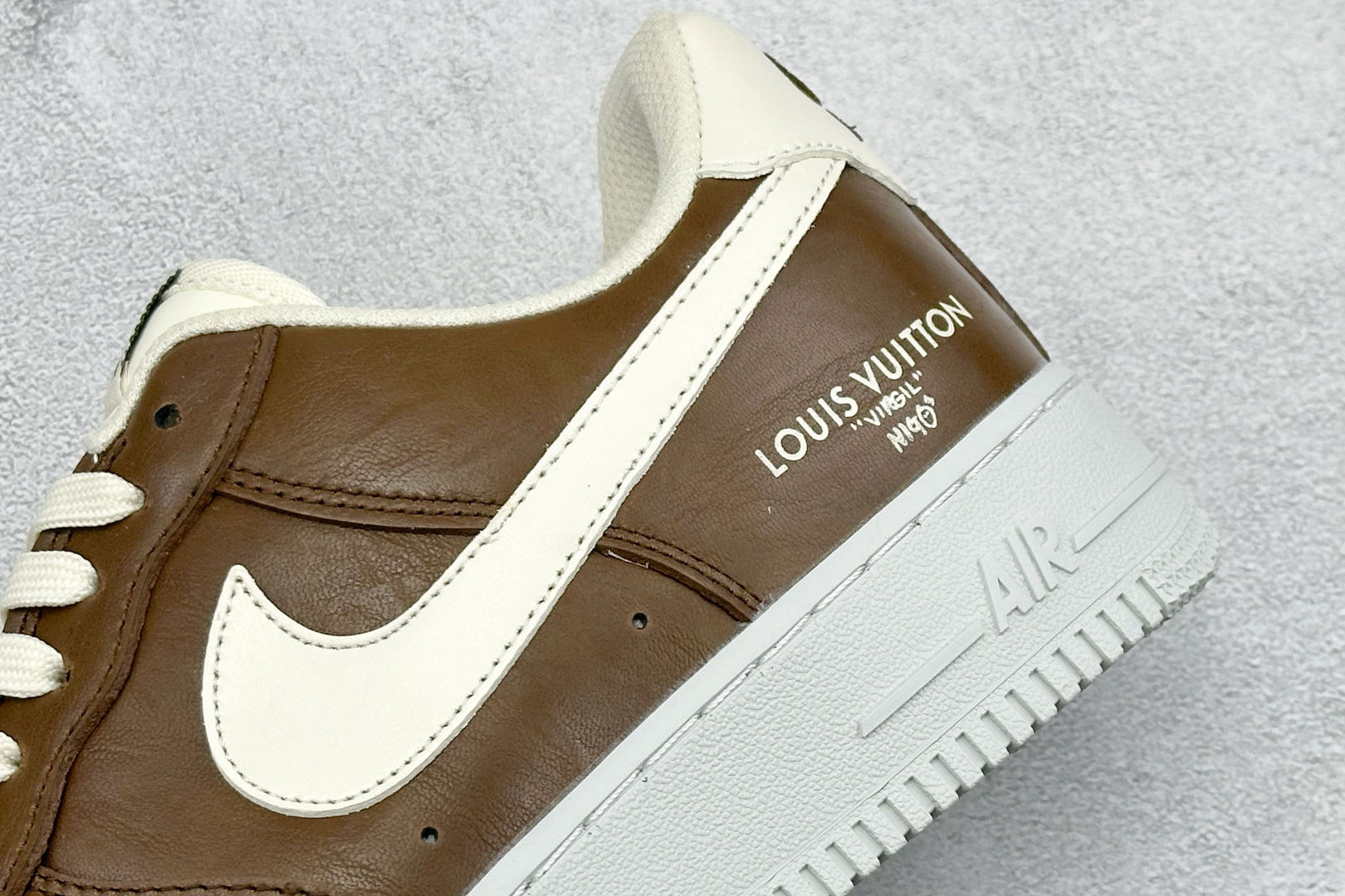 SC版Nike Air Force 1'07 Low 联名 焦糖拿铁 空军低帮休闲板鞋 NH0601-587