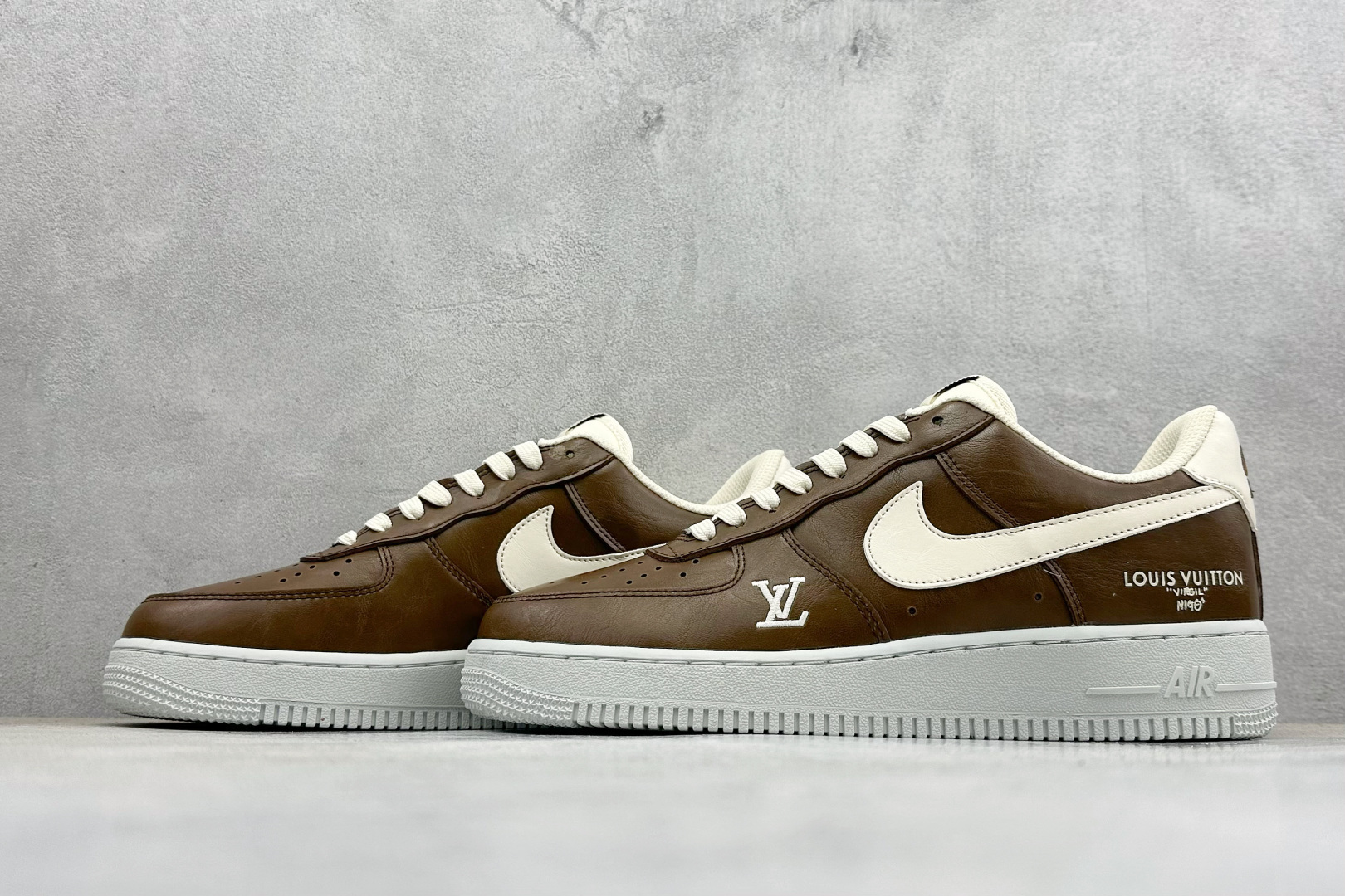 SC版Nike Air Force 1'07 Low 联名 焦糖拿铁 空军低帮休闲板鞋 NH0601-587