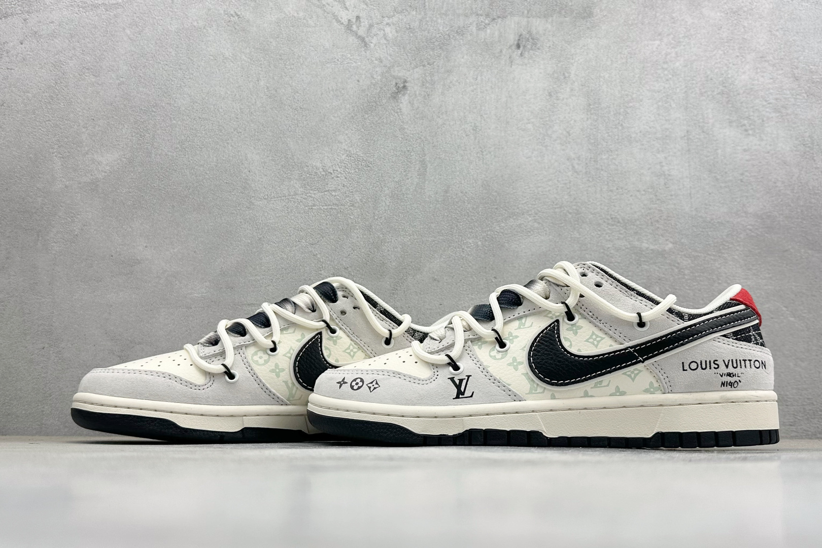 XC版Nike SB Dunk Low“LV联名——荔纹勾抽绳” 周年高端定制 低帮休闲板鞋 CX5050-Y53