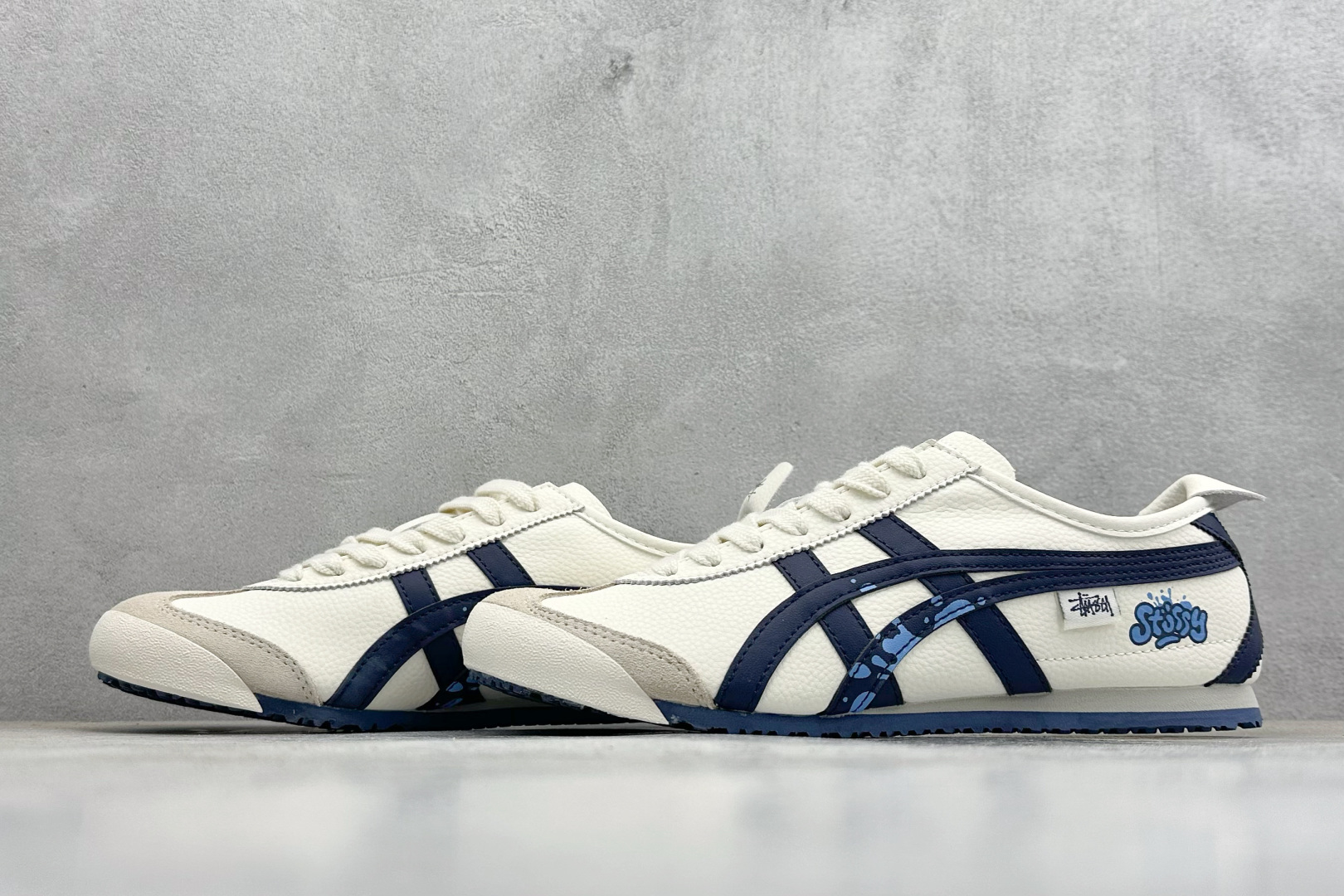 Onitsuka Tiger鬼塚虎 MEXICO 66 ‘DIY’定制球鞋系列 防滑耐磨透气轻便 低帮休闲鞋 DL408-142