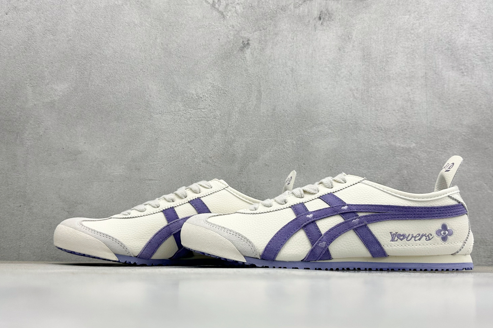 Onitsuka Tiger鬼塚虎 MEXICO 66 ‘DIY’定制球鞋系列 防滑耐磨透气轻便 低帮休闲鞋 DL408-147