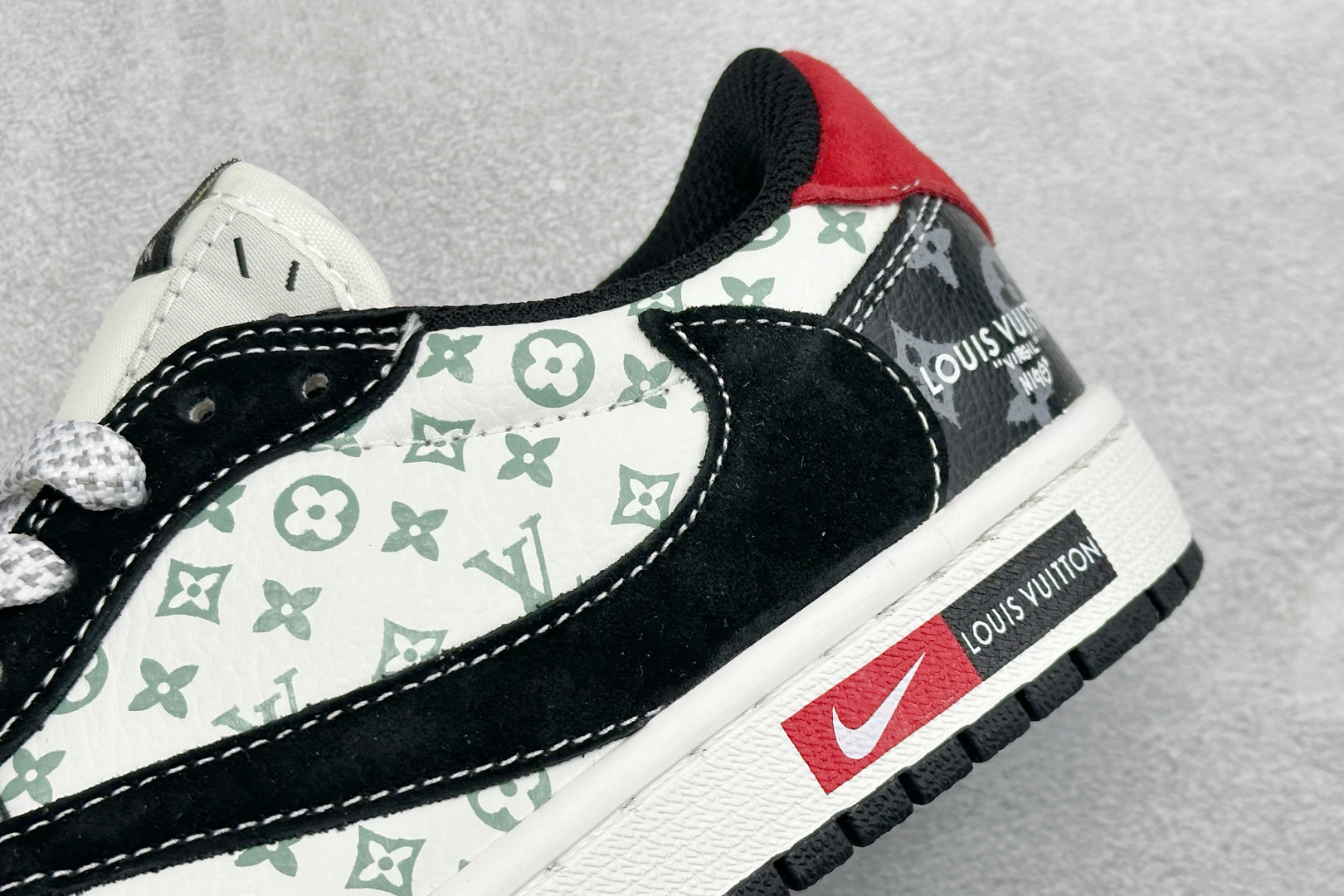 XC版Air Jordan 1 Low AJ1 乔1 LV联名款 高端定制 低帮复古篮球鞋 DZ5899-036