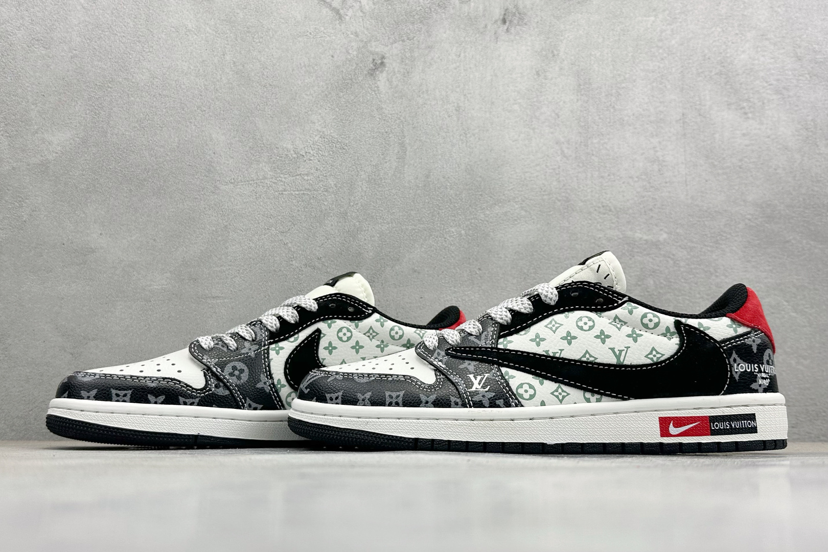 XC版Air Jordan 1 Low AJ1 乔1 LV联名款 高端定制 低帮复古篮球鞋 DZ5899-036