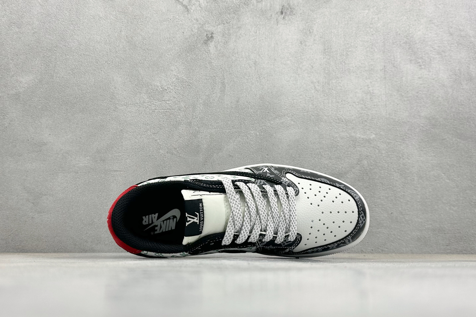 XC版Air Jordan 1 Low AJ1 乔1 LV联名款 高端定制 低帮复古篮球鞋 DZ5899-036