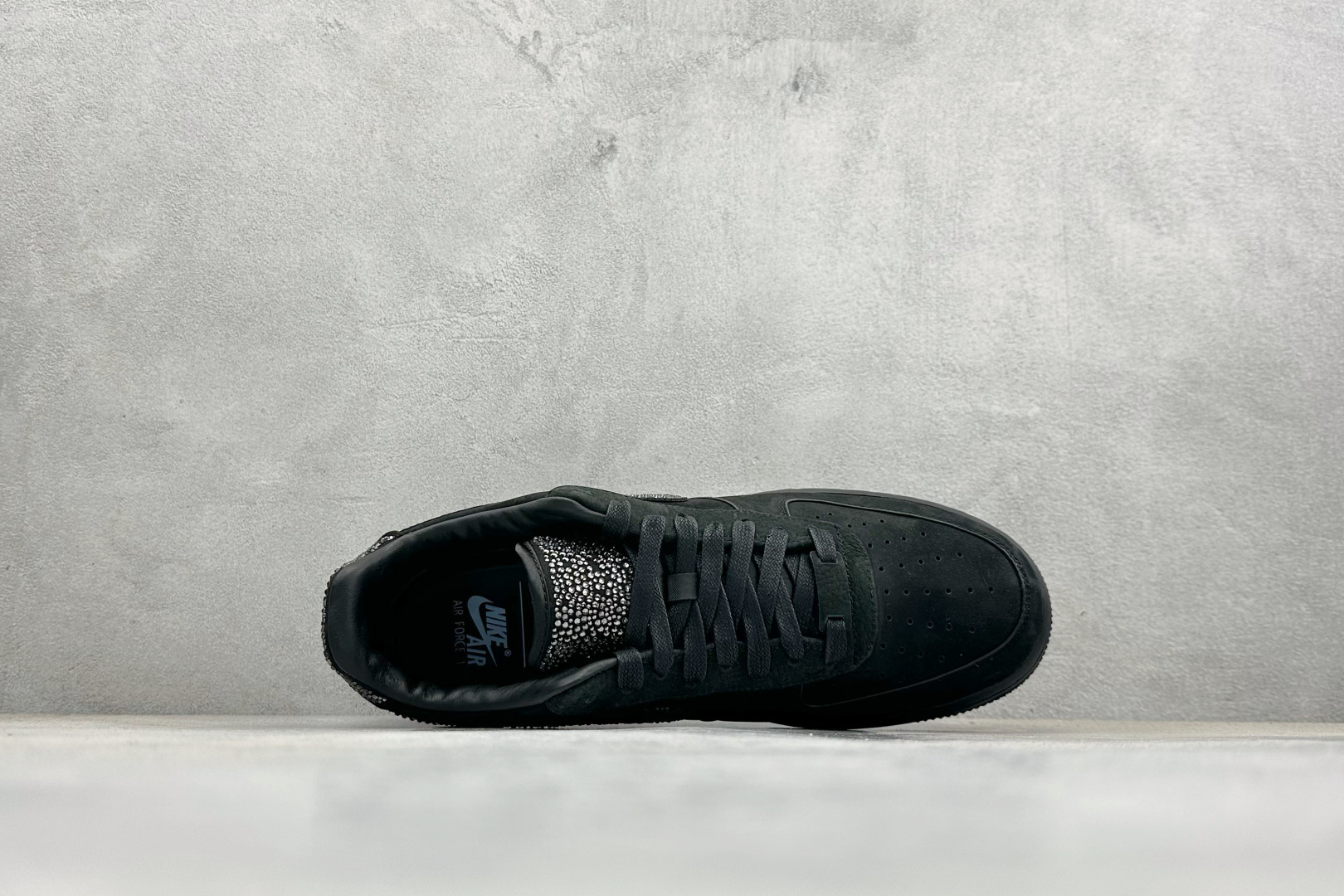 PK版Nike Air Force 1 Jaluxe 黑钻 空军一号 低帮板鞋 IQ9772-001