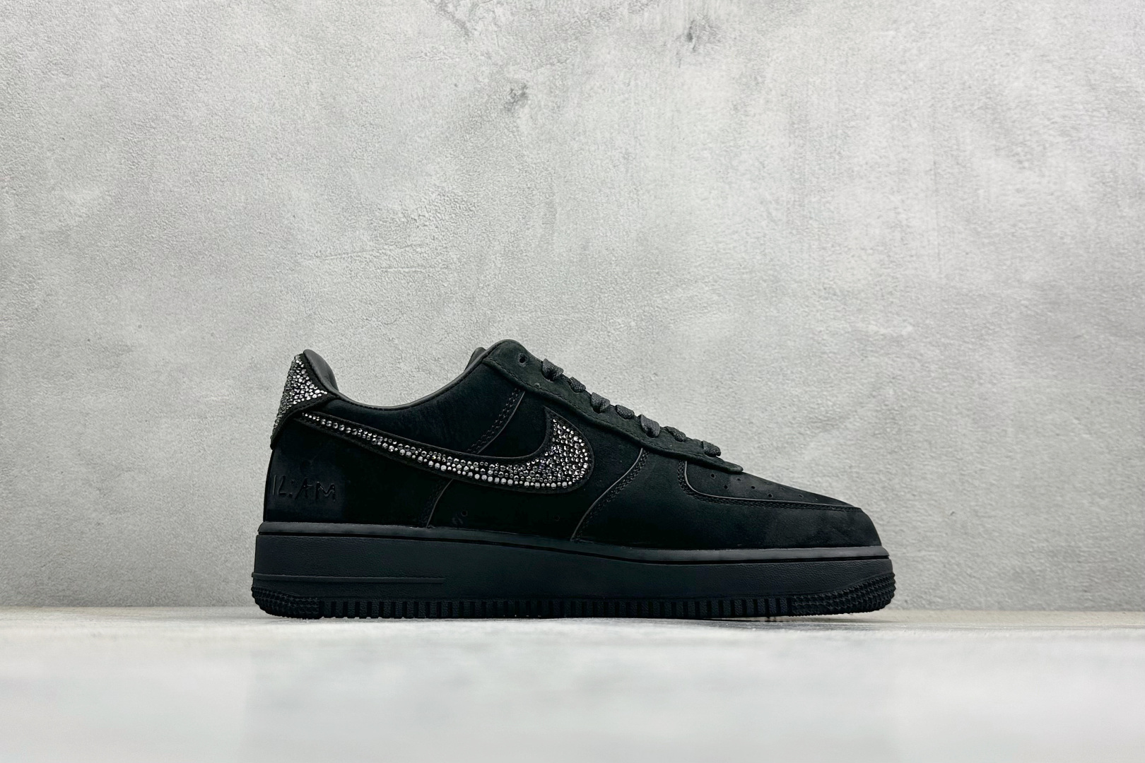 PK版Nike Air Force 1 Jaluxe 黑钻 空军一号 低帮板鞋 IQ9772-001