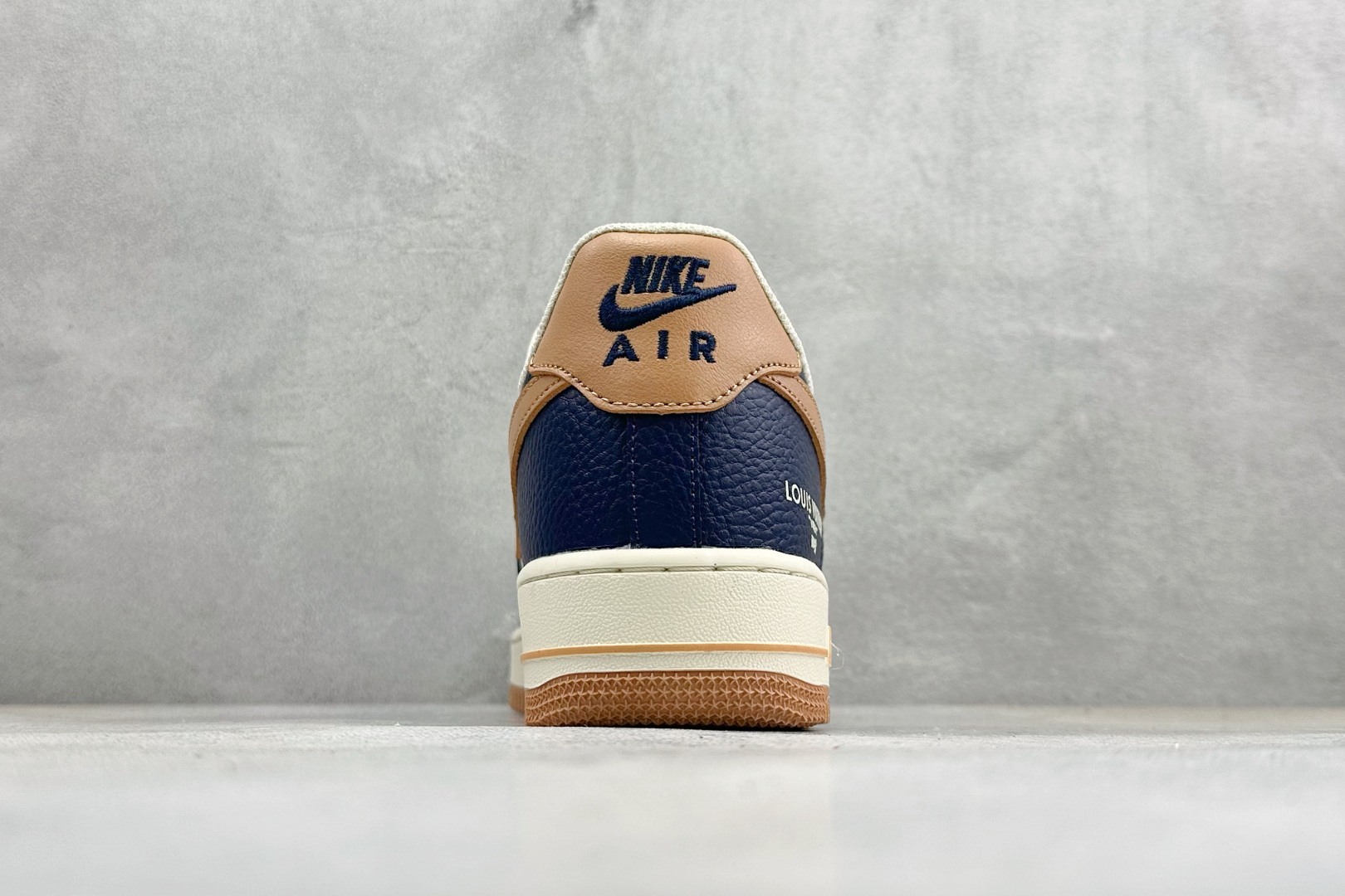 SC版NIke Air Force 1 '07 Low “LV联名--暮蓝杏棕” 空军一号低帮 运动鞋 NH0601-585