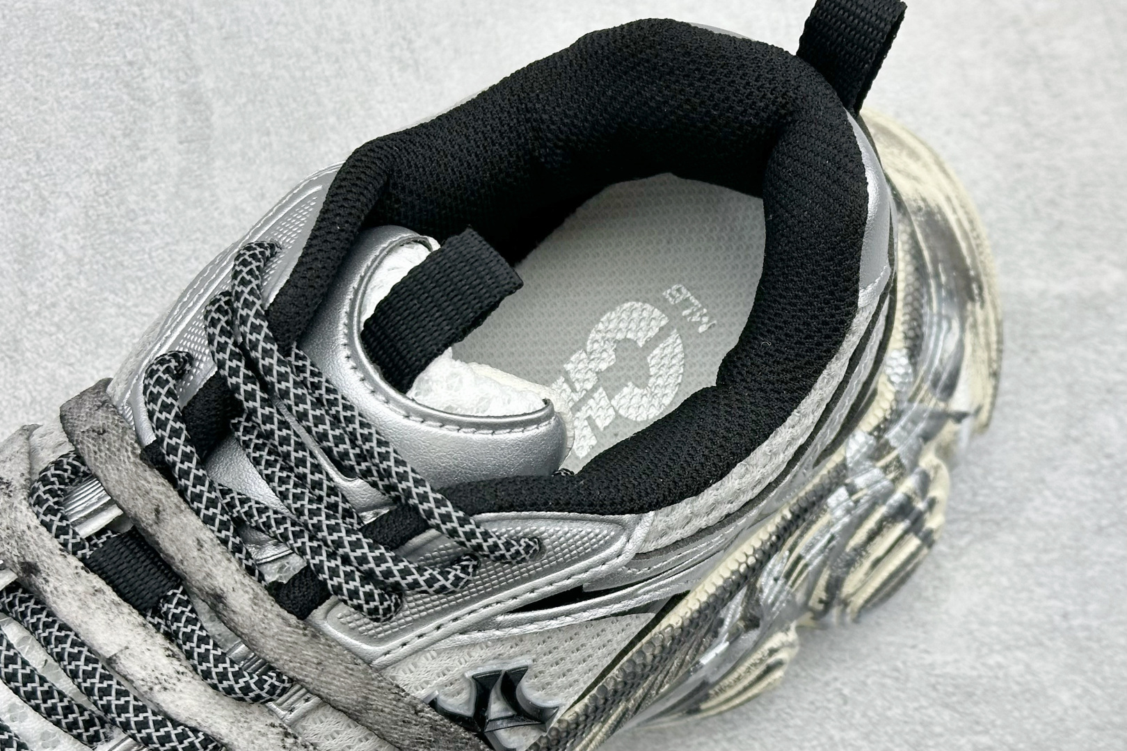 MLB NY 印花网红老爹跑鞋 手工定定制涂鸦恶作剧 3ASHWD15N