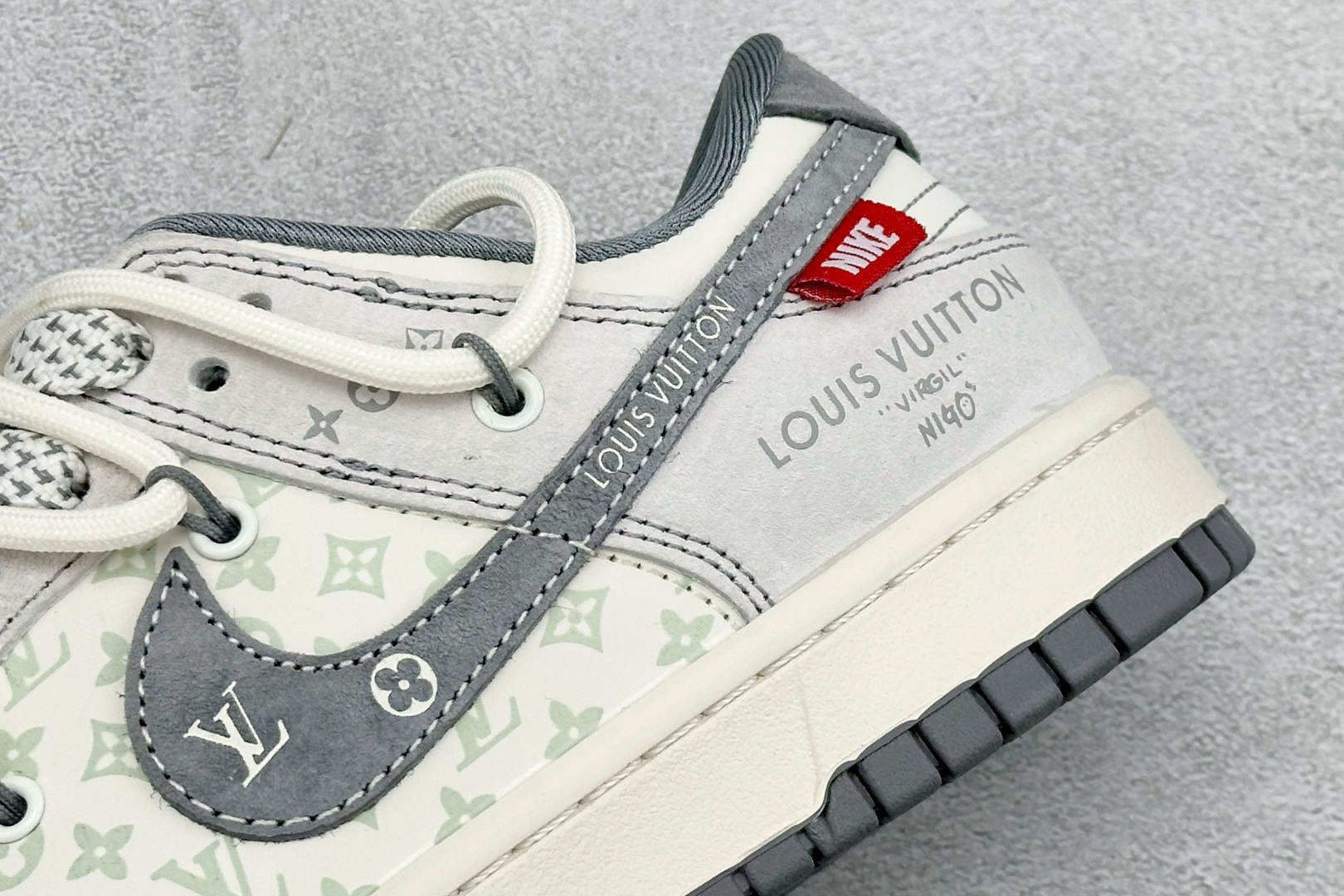 XC版Nike SB Dunk Low LV联名款 绑带 高端定制 低帮休闲板鞋 CX5050-Y35