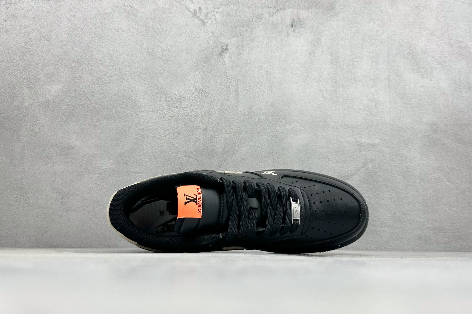 SC版Nike Air Force 1'07 Low 联名 墨黑星点 空军一号低帮休闲板鞋 NH0601-586