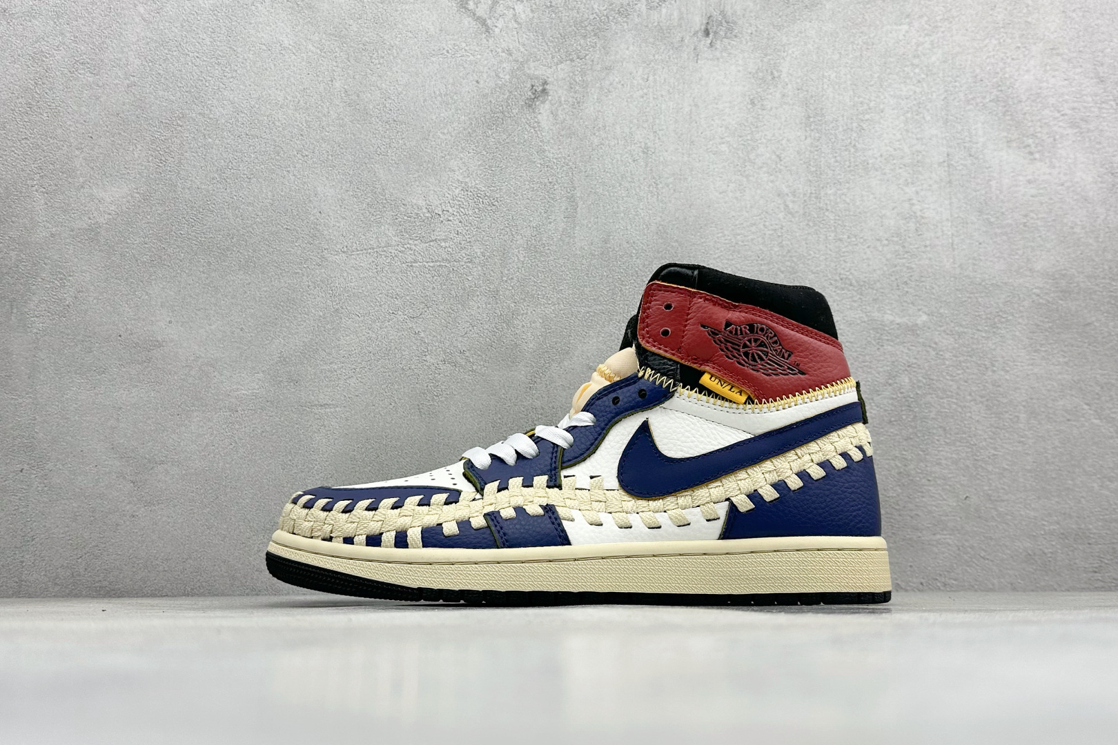 福利特价AIR Jordan 1 RETRO HIGH OG 高帮 UN联名原装纸板原楦开发 极致鞋型一