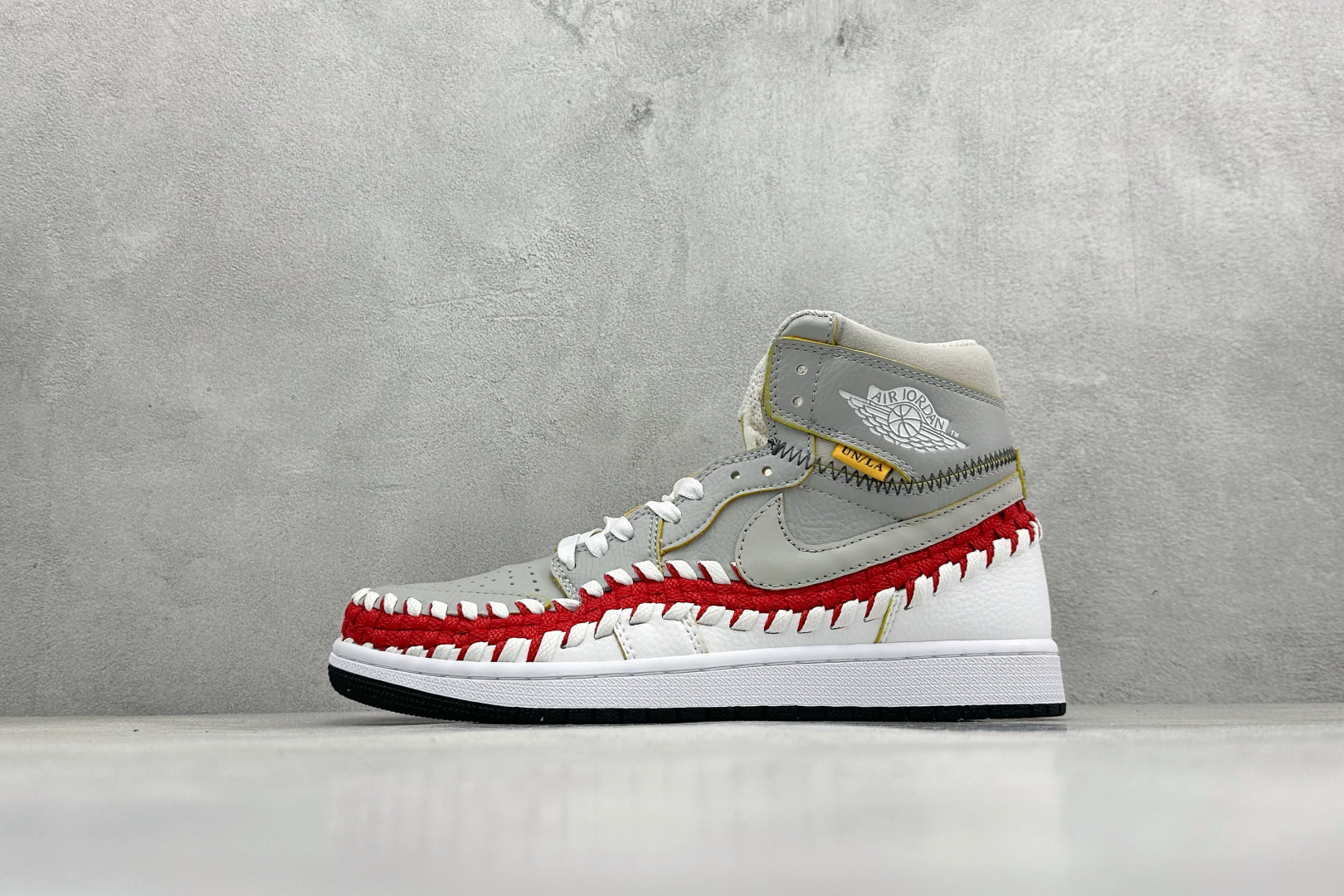 福利特价AIR Jordan 1 RETRO HIGH OG 高帮 UN联名原装纸板原楦开发 极致鞋型一