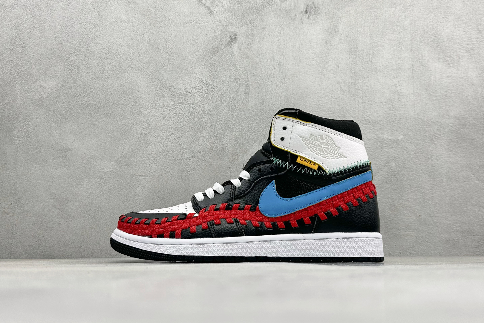 福利特价AIR Jordan 1 RETRO HIGH OG 高帮 UN联名原装纸板原楦开发 极致鞋型一