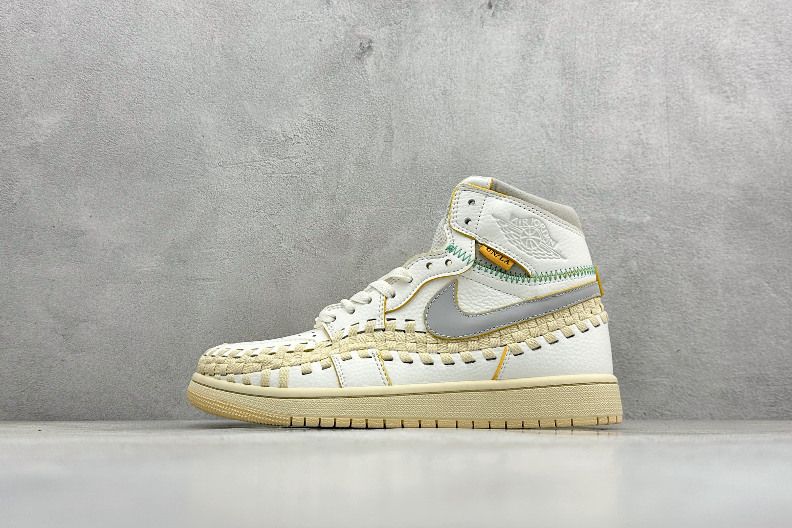 福利特价AIR Jordan 1 RETRO HIGH OG 高帮 UN联名原装纸板原楦开发 极致鞋型一