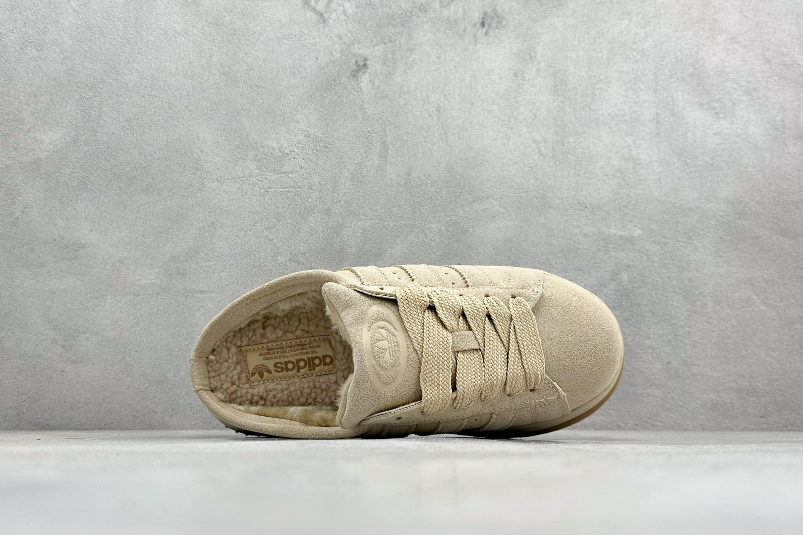 AdidCAMPUS 00s WTR LO W 阿迪系列面包风经典复古低帮百搭休闲加绒半拖 JR3732