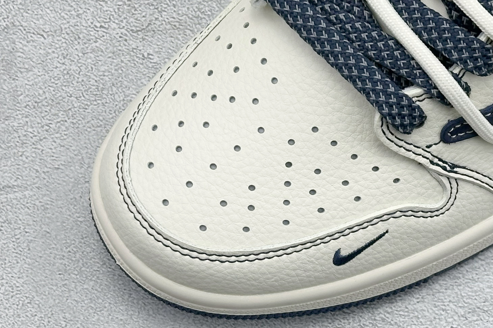 Travis Scott x Fragment Design x Jordan Air Jordan 1 Low SP LV联名-米白午夜蓝” HT5088-603