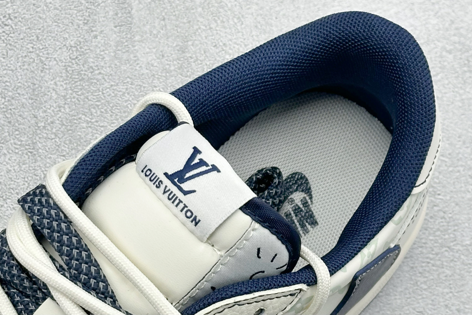 Travis Scott x Fragment Design x Jordan Air Jordan 1 Low SP LV联名-米白午夜蓝” HT5088-603