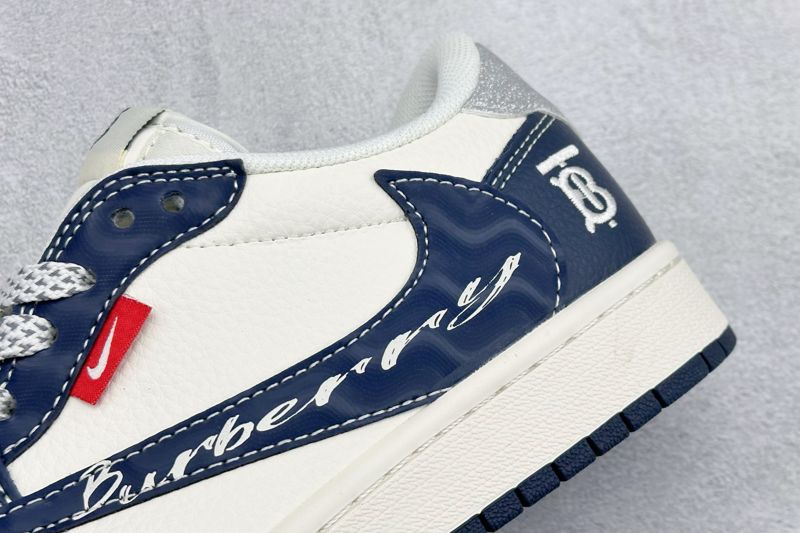 Air Jordan 1 Low AJ1 乔1 巴宝莉联名 高端定制 倒钩低帮复古篮球鞋HS1239-002