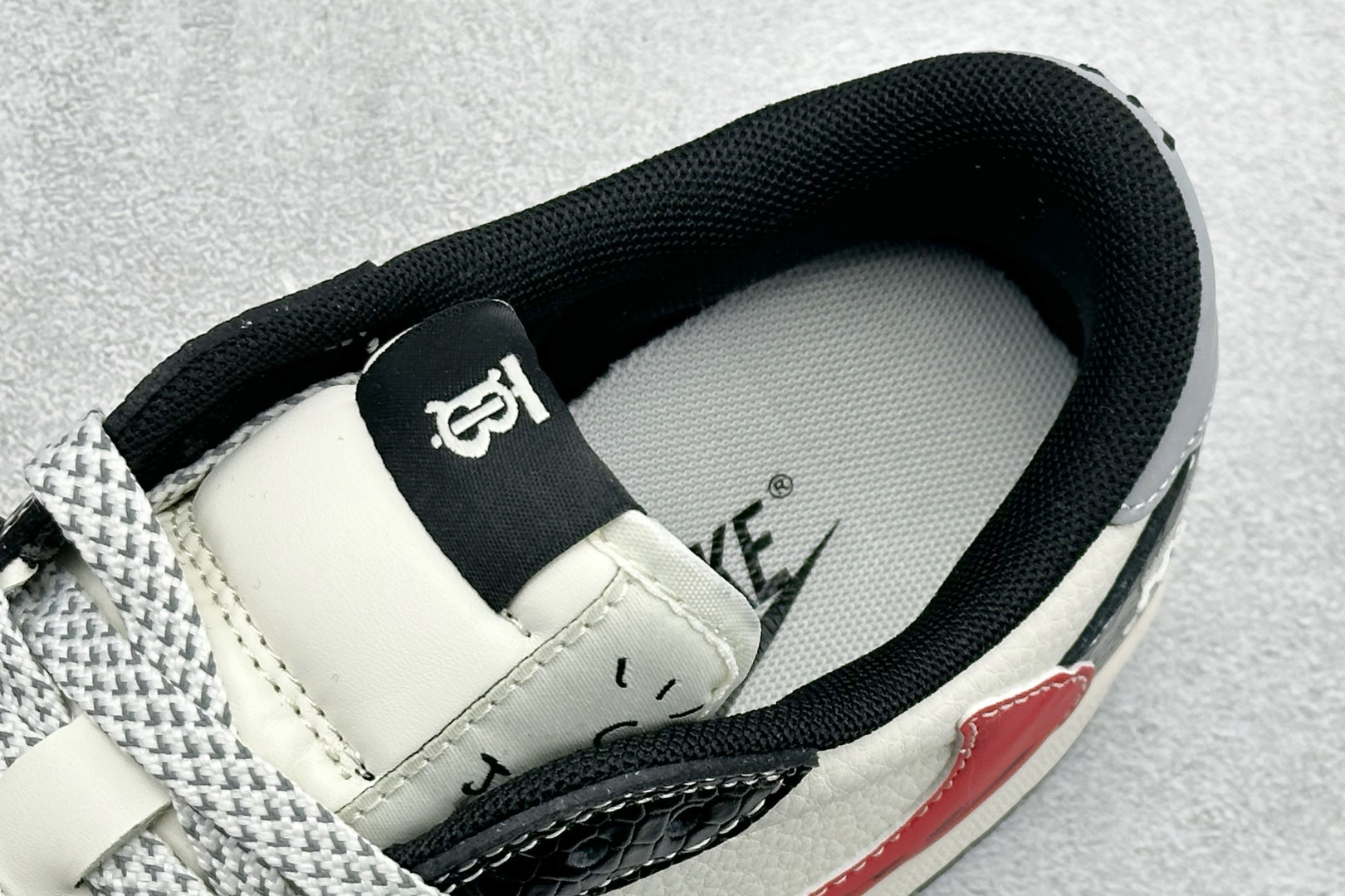 Air Jordan 1 Low AJ1 乔1 巴宝莉联名 高端定制 倒钩低帮复古篮球鞋 HS1239-005