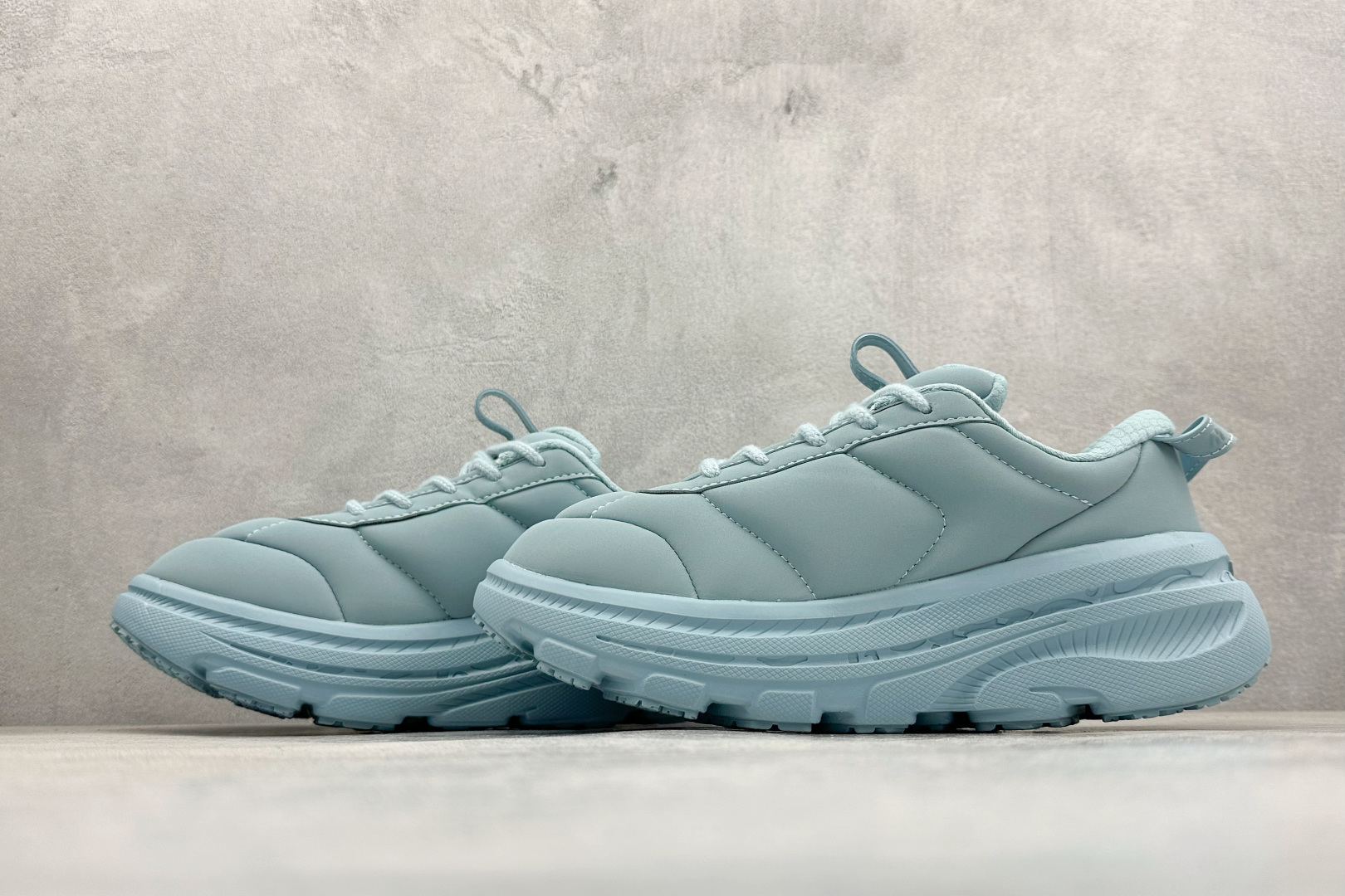 MARNI x Hoka One One Bondi B3LS 蓝色 跨界联名低帮户外越野面包跑步鞋 1170631-TO