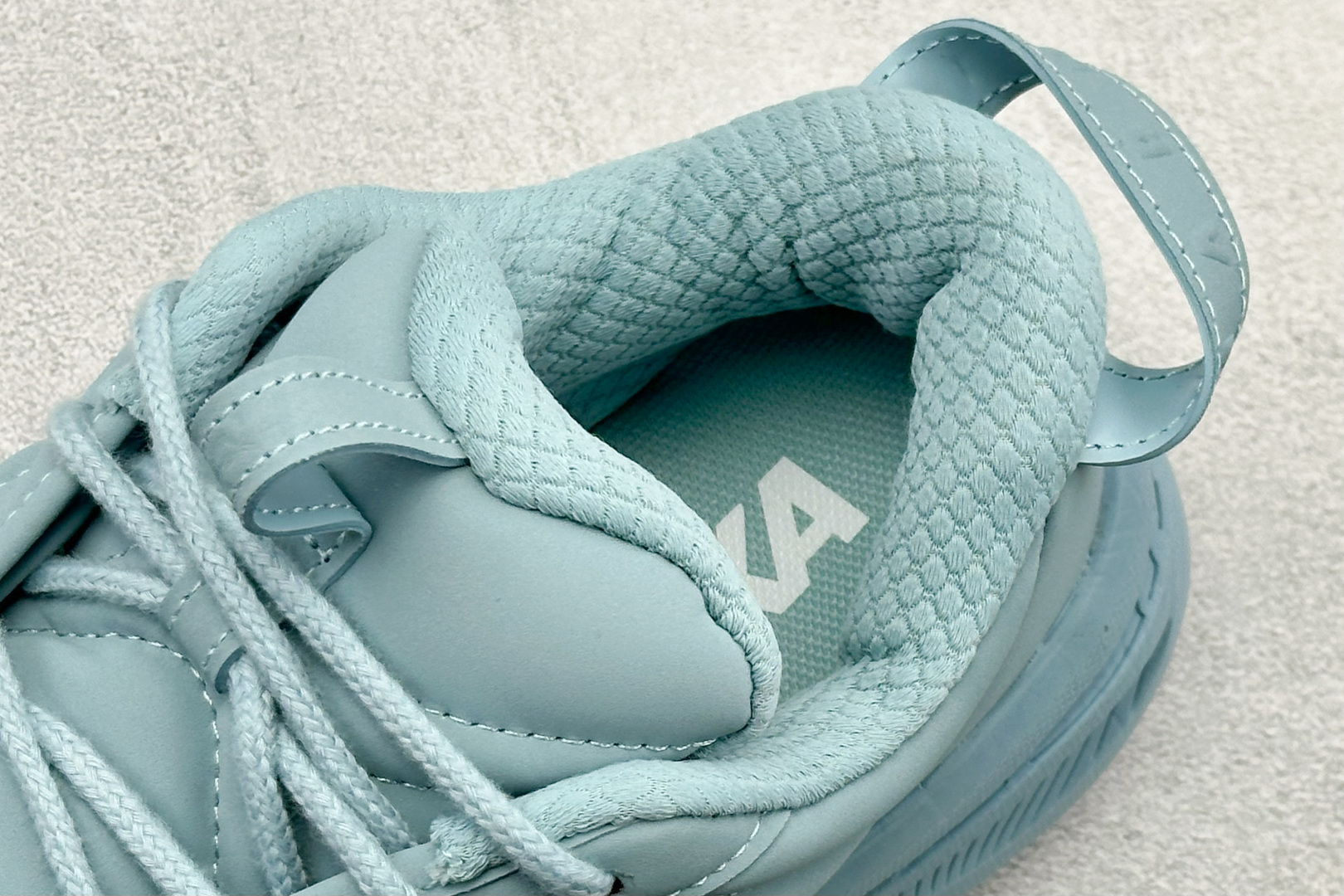 MARNI x Hoka One One Bondi B3LS 蓝色 跨界联名低帮户外越野面包跑步鞋 1170631-TO