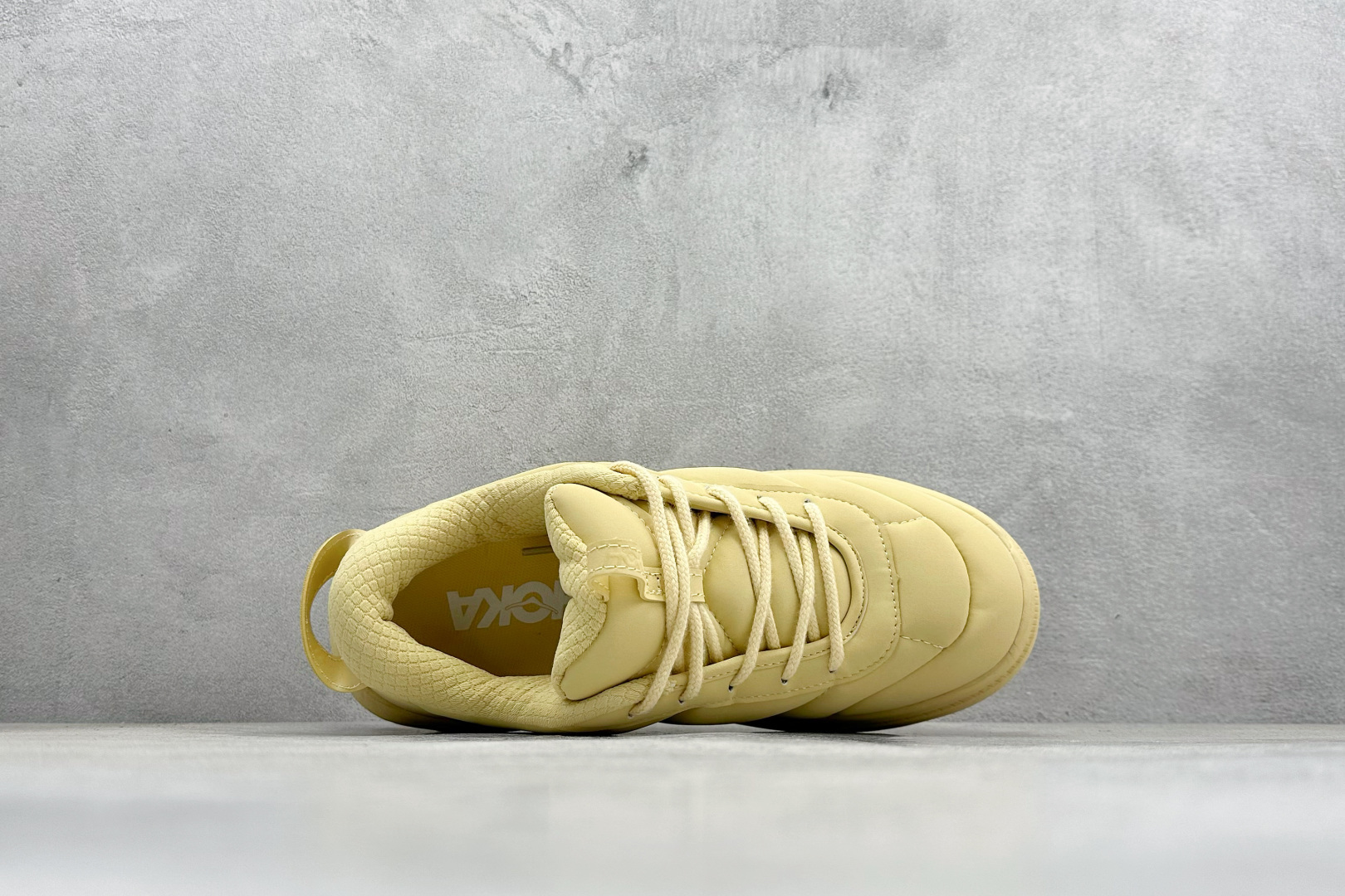 MARNI x Hoka One One Bondi B3LS 黄色 跨界联名低帮户外越野面包跑步鞋 1170631-STRW