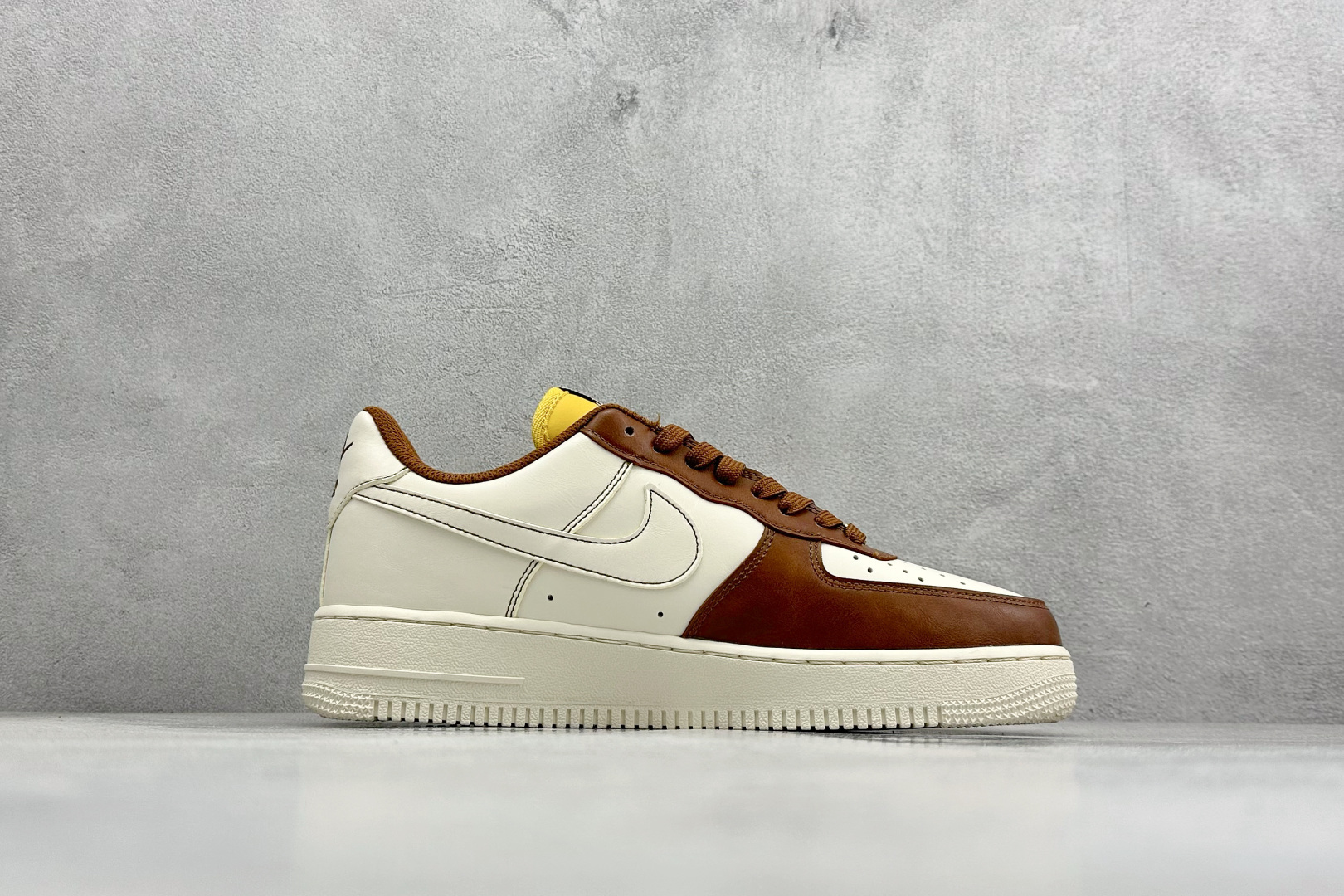 SC版NIke Air Force 1 '07 Low “LV联名--奶白咖棕” 空军一号低帮 IH1817-800