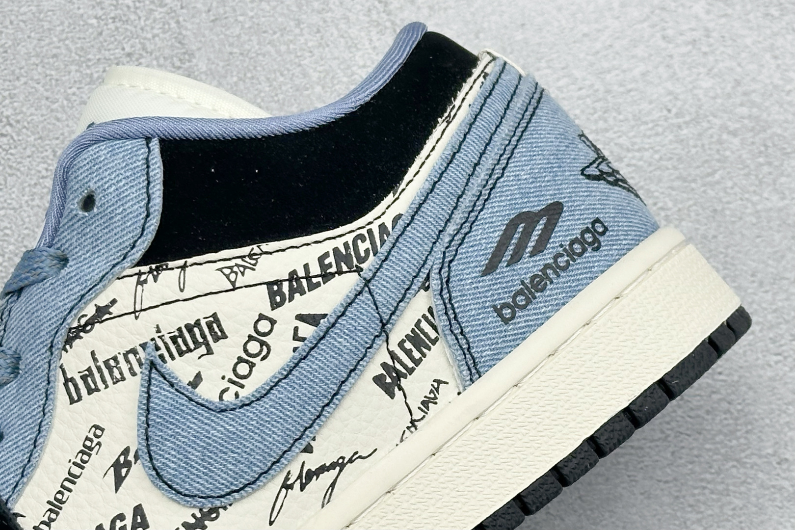 Air Jordan 1 Low AJ1 乔 联名款 高端定制 低帮复古篮球鞋 LD8888-010