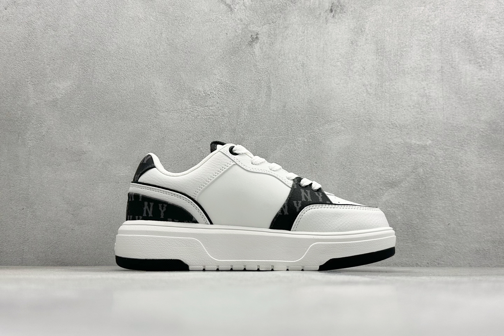 MLB CHUNKY LINER POCKET MONOGRAM学长鞋系列低帮老爹风轻量增高厚底百搭休闲运动慢跑鞋 3ASXM056N-50BKS