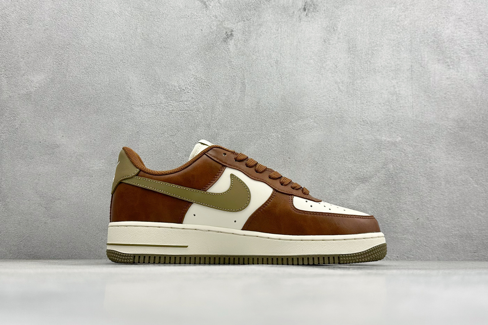 SC版Nike Air Force 1'07 Low 联名 白棕摩卡 空军一号低帮休闲板鞋 NH0601-590