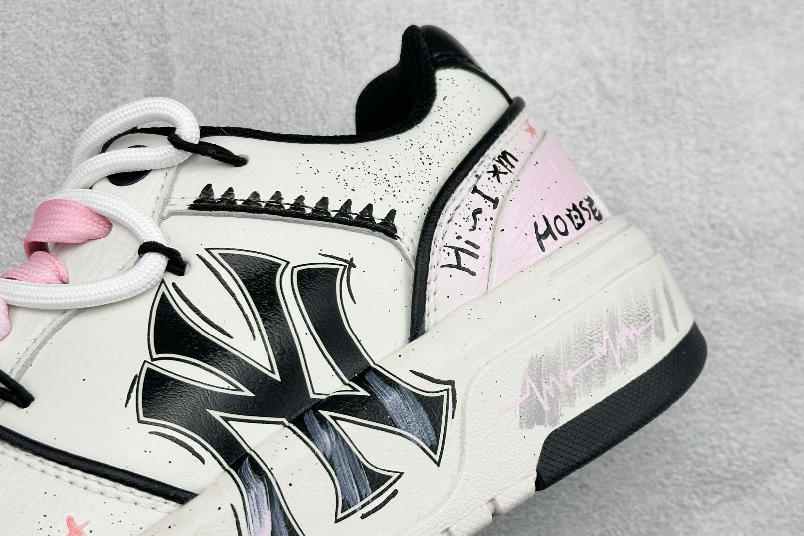 MLB CHUNKY 印花网红老爹鞋 涂鸦恶作剧 3ASXCA12N