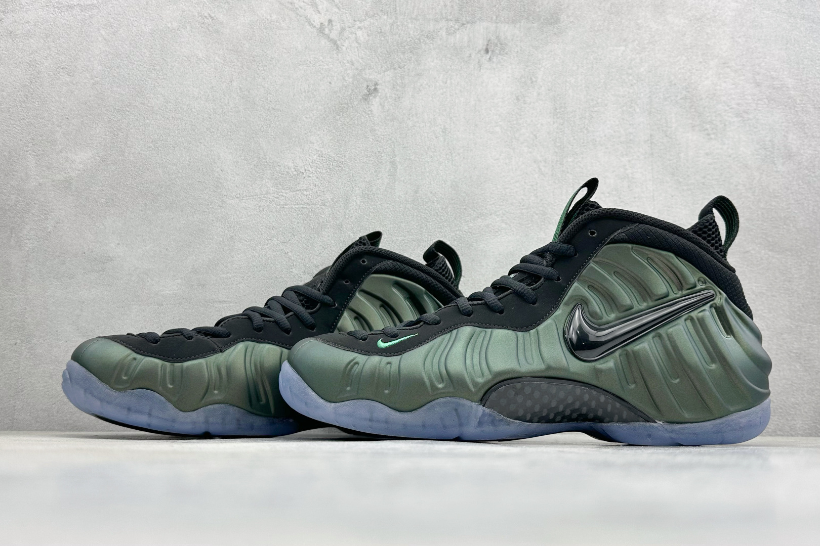 莞厂福利Nike Air Foamposite ONE 喷泡中帮复古篮球鞋 纯胶透明橡胶大底超强止滑 原