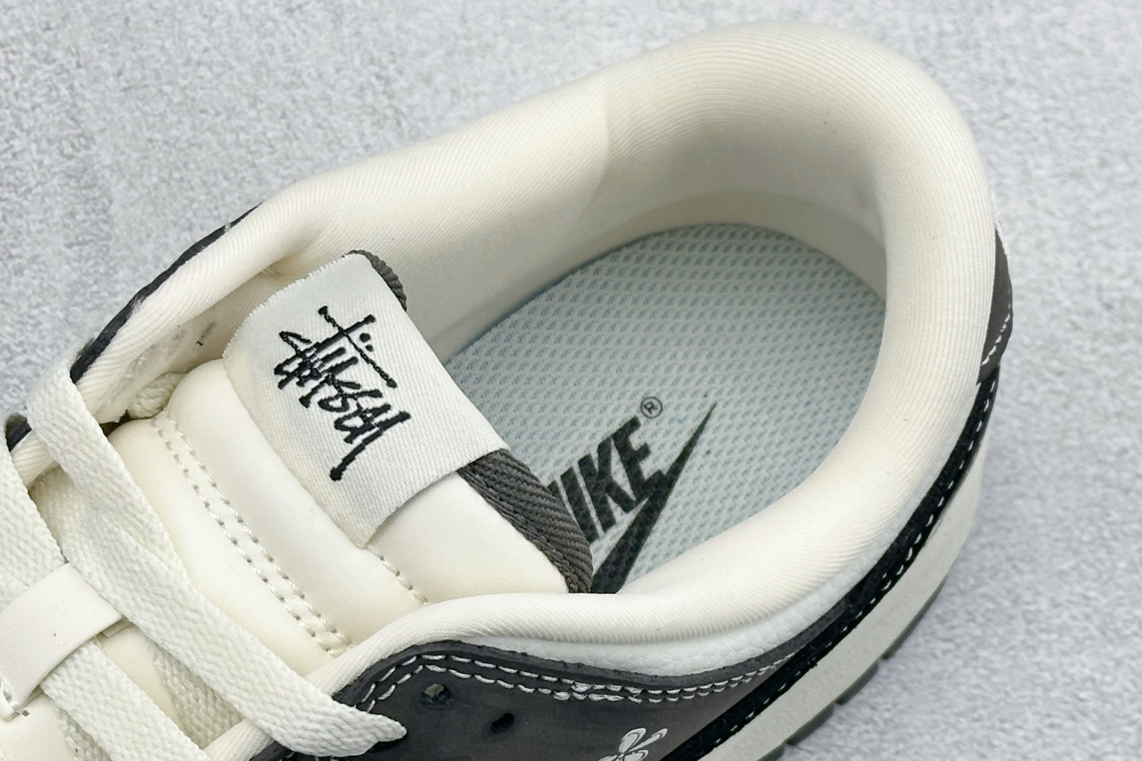 280 Nike SB Dunk Low ”斯图西联名“——白灰” 高端定制 低帮休闲板鞋 YF9511-914
