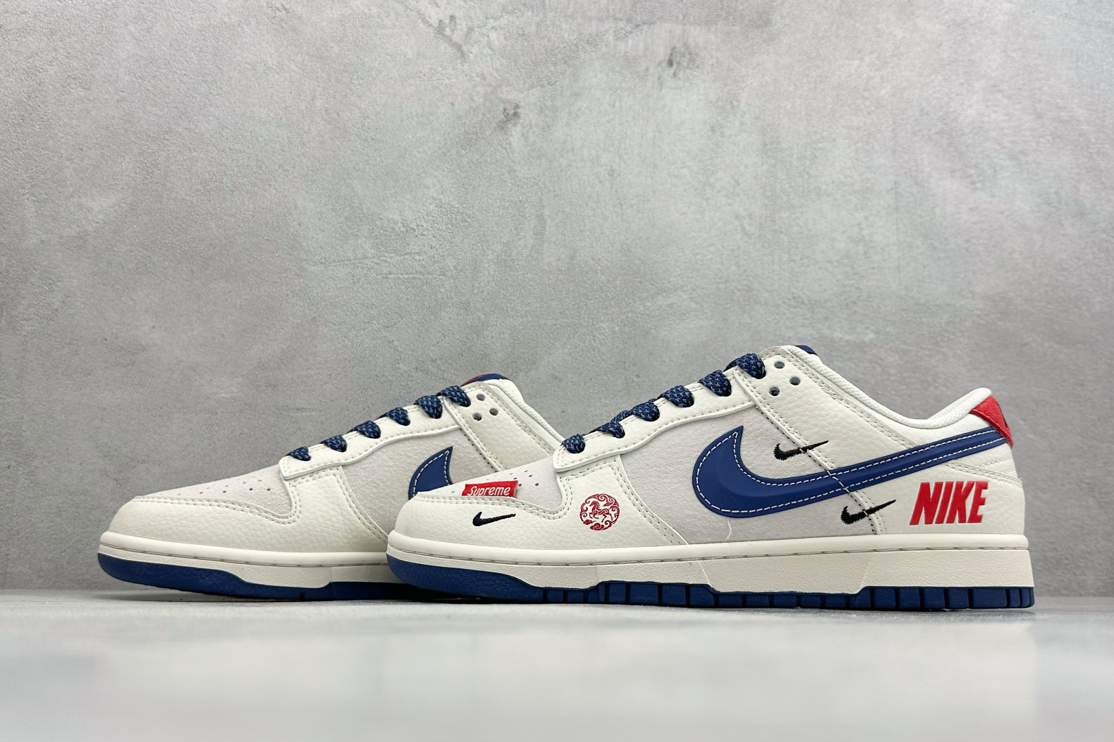 260 Nike SB Dunk Low Supreme联名 马年限定 周年高端定制 低帮休闲板鞋 FC7688-204