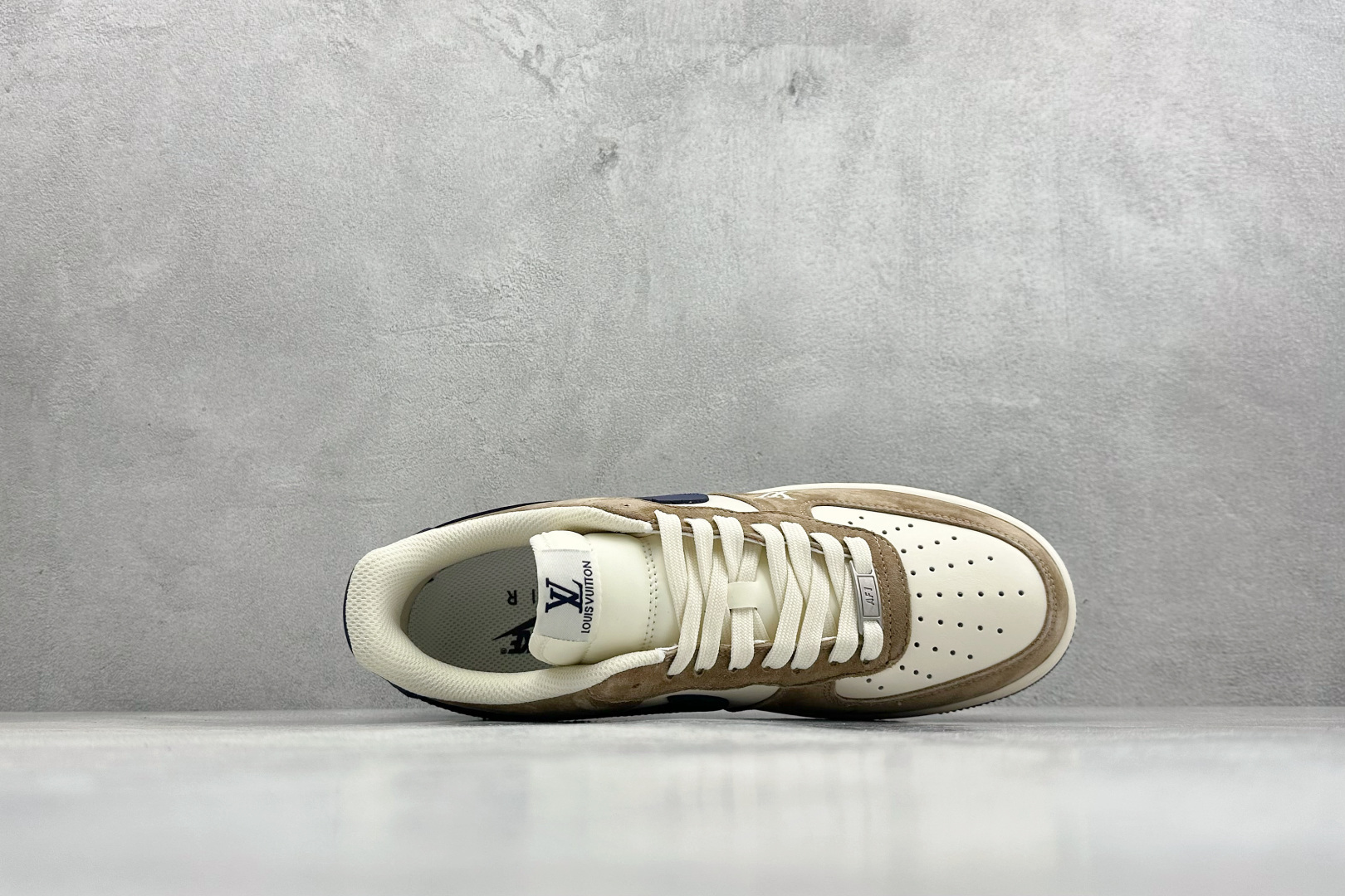 SC版Nike Air Force 1'07 Low 联名 米棕藏蓝 空军一号低帮休闲板鞋 NH0601-589