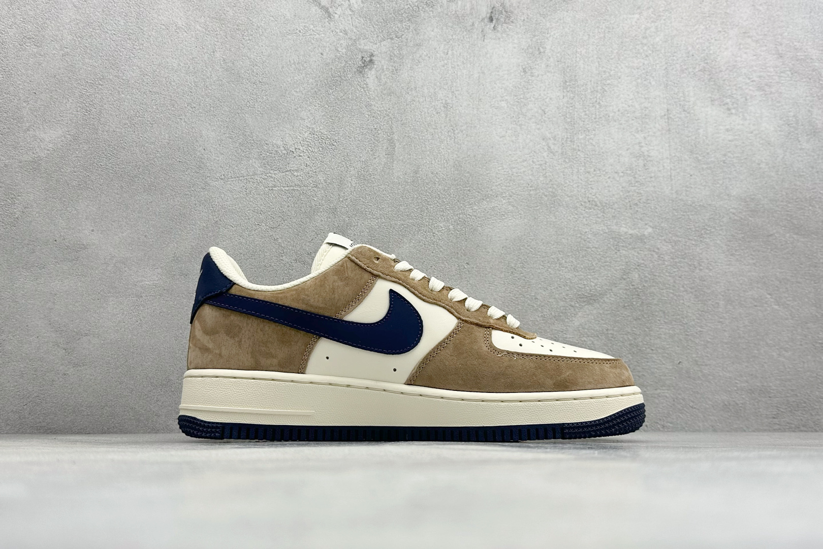 SC版Nike Air Force 1'07 Low 联名 米棕藏蓝 空军一号低帮休闲板鞋 NH0601-589