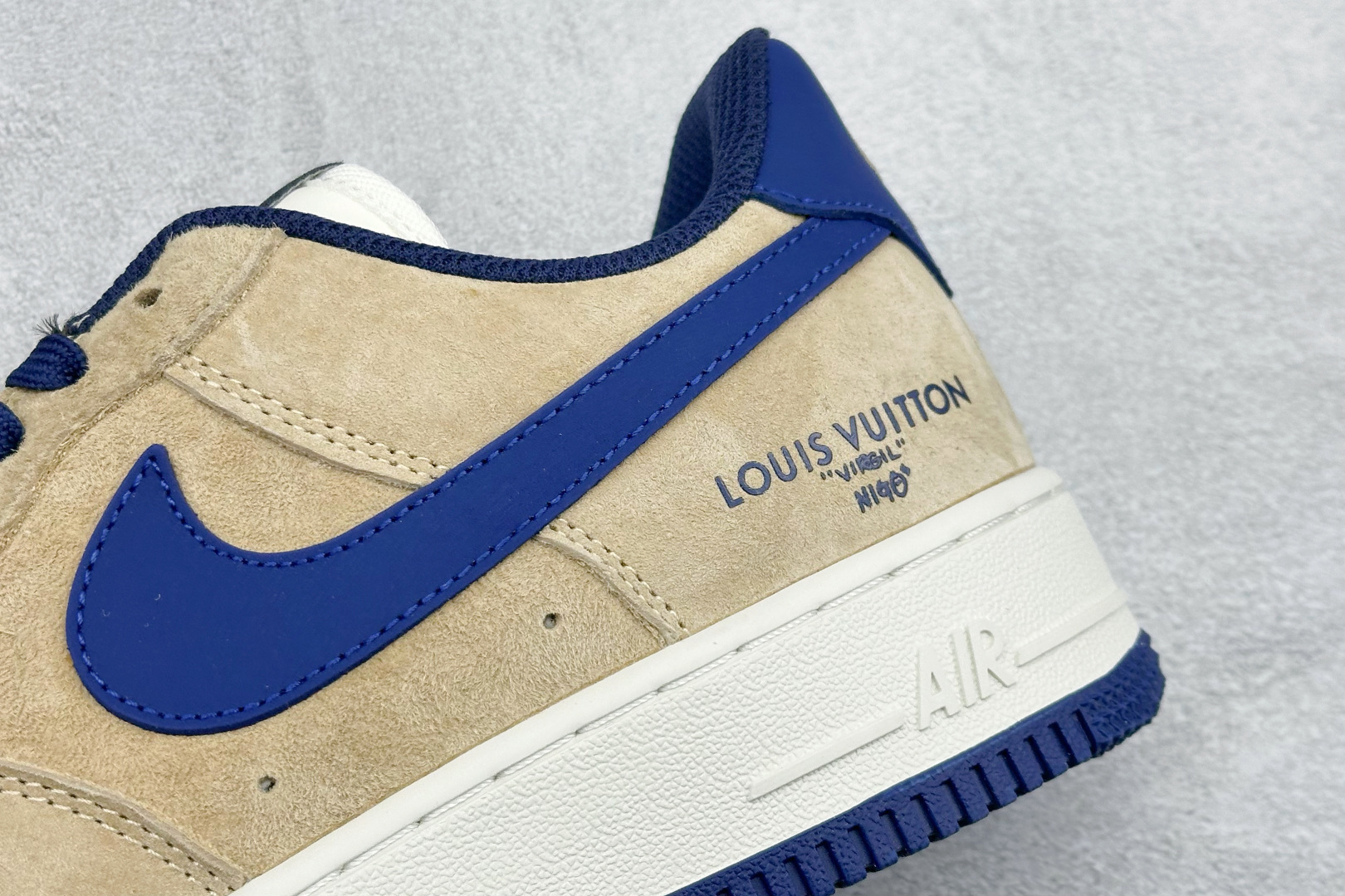 SC版 Nike Air Force 1'07 Low 联名 沙褐藏蓝 空军一号低帮休闲板鞋 FQ3545-300 SC版 Nike Air Force 1'07 Low 联名 沙褐藏蓝 空军一号低帮休闲板鞋 FQ3545-300