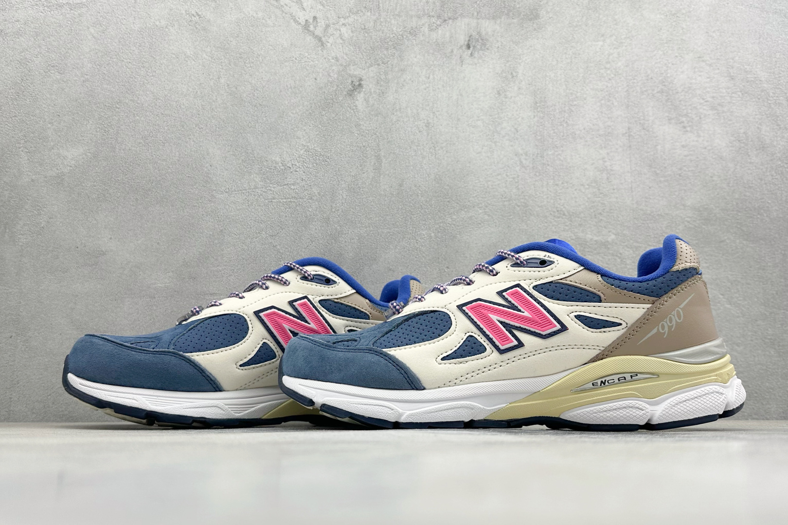 DS版New Balance 新百伦 990V3系列联名款复古休闲跑步鞋 M990KH3