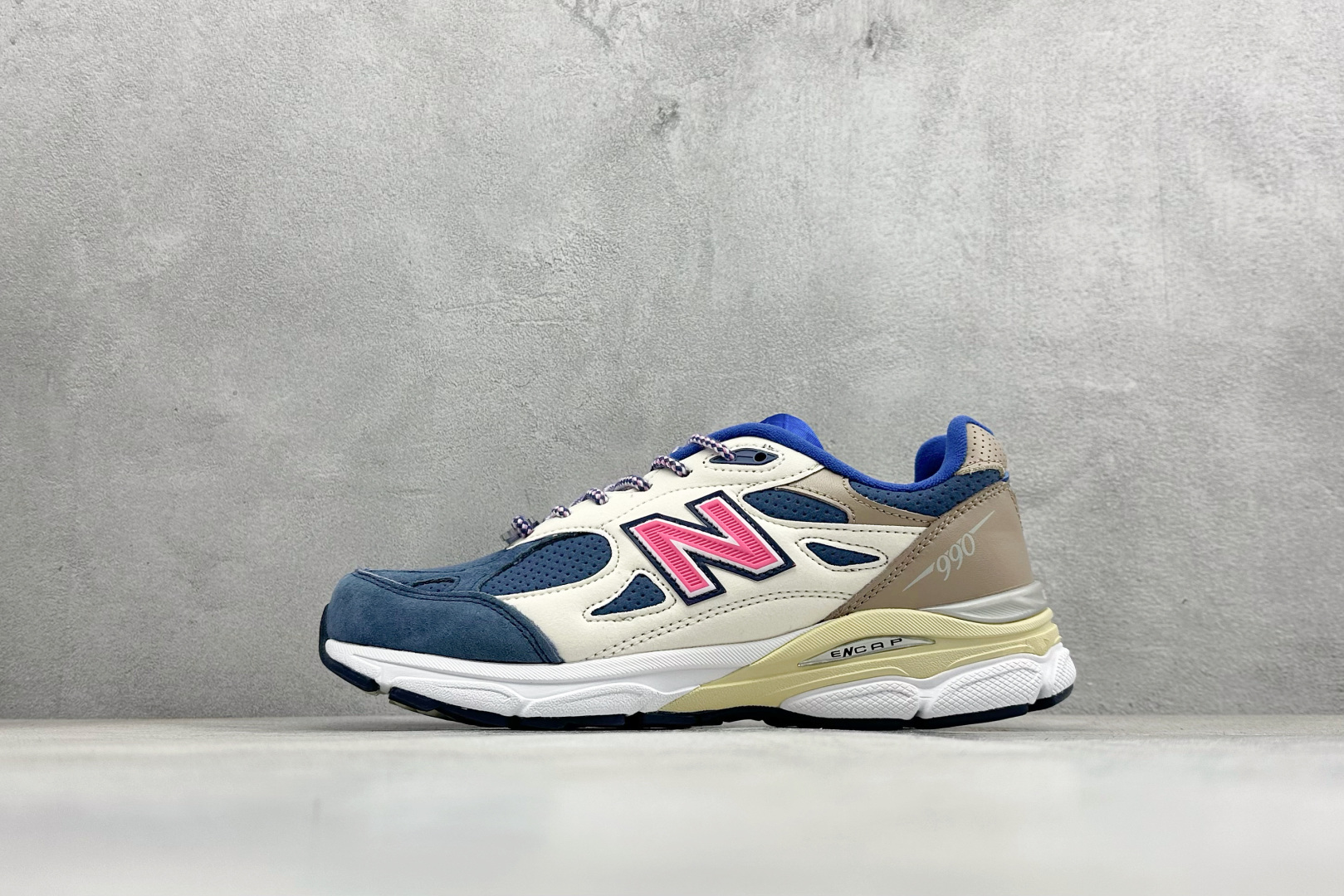 DS版New Balance 新百伦 990V3系列联名款复古休闲跑步鞋 M990KH3
