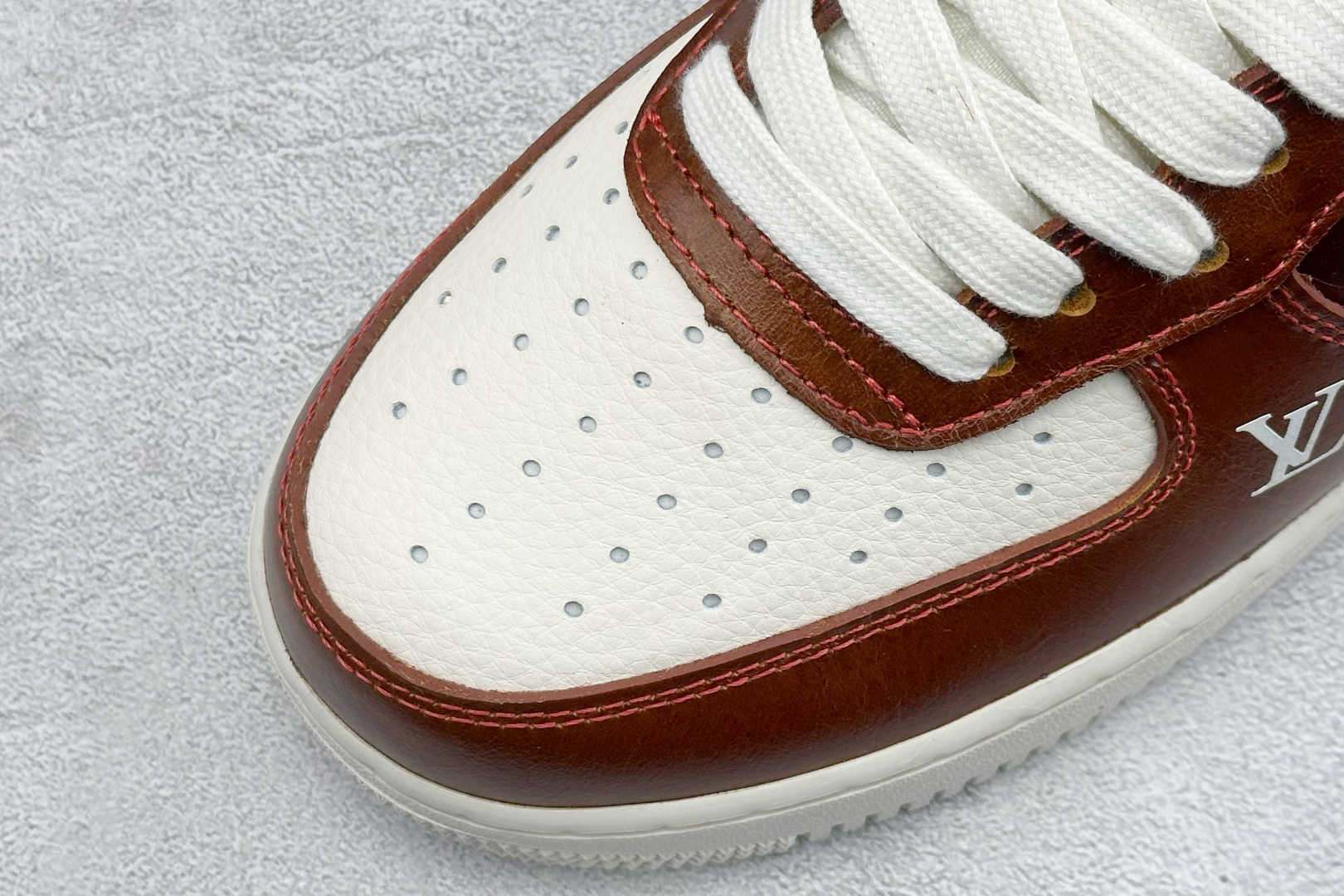 SC版Nike Air Force 1'07 Low 马年限定 复古棕咖赤红 空军一号低帮休闲板鞋 FV3694-103