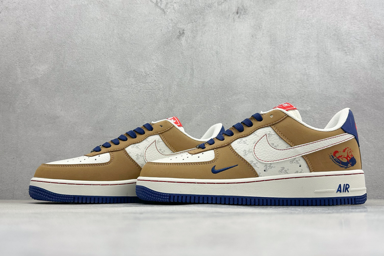 SC版Nike Air Force 1'07 Low 马年限定 马到成功 空军一号低帮休闲板鞋 NH0601-505