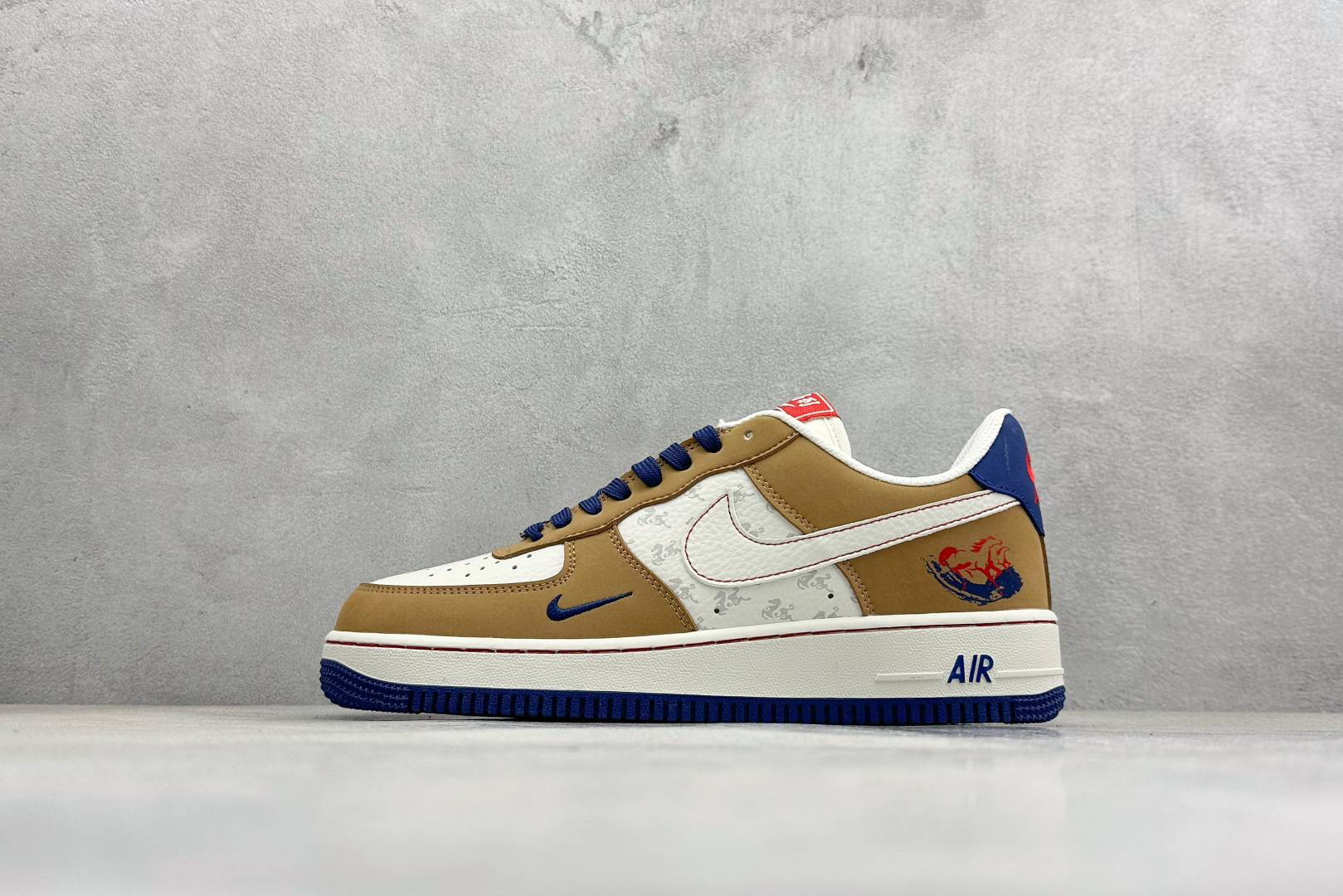 SC版Nike Air Force 1’07 Low 马年限定 马到成功 空军一号低帮休闲板鞋 NH0601-505